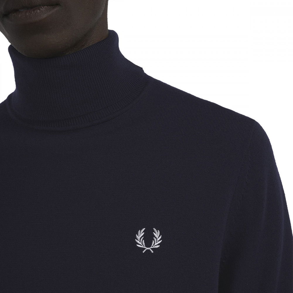 FRED PERRY MAGLIONE DOLCEVITA IN LANA E COTONE
