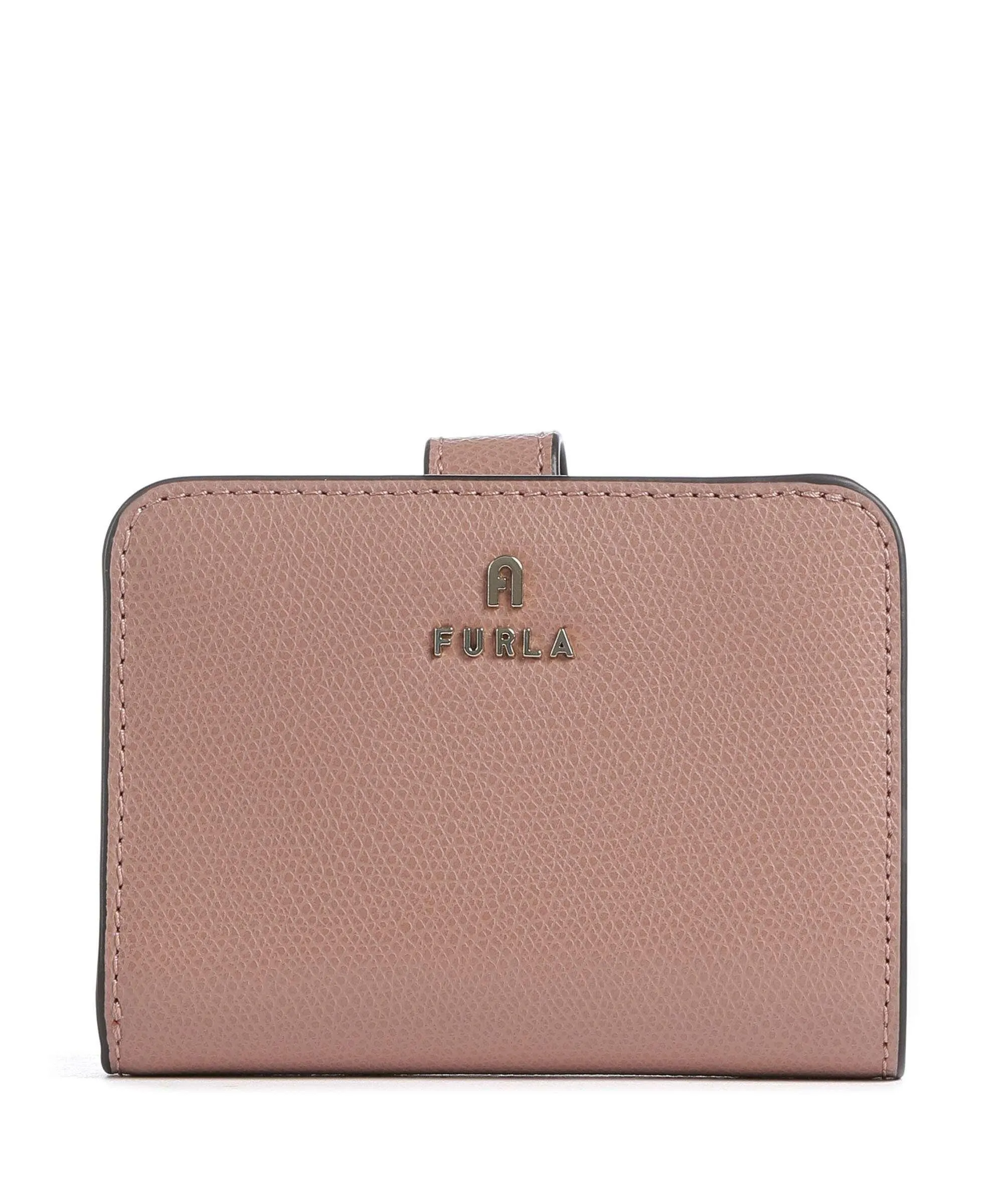  Furla Camelia S Portafoglio pelle granulata rosa antico  