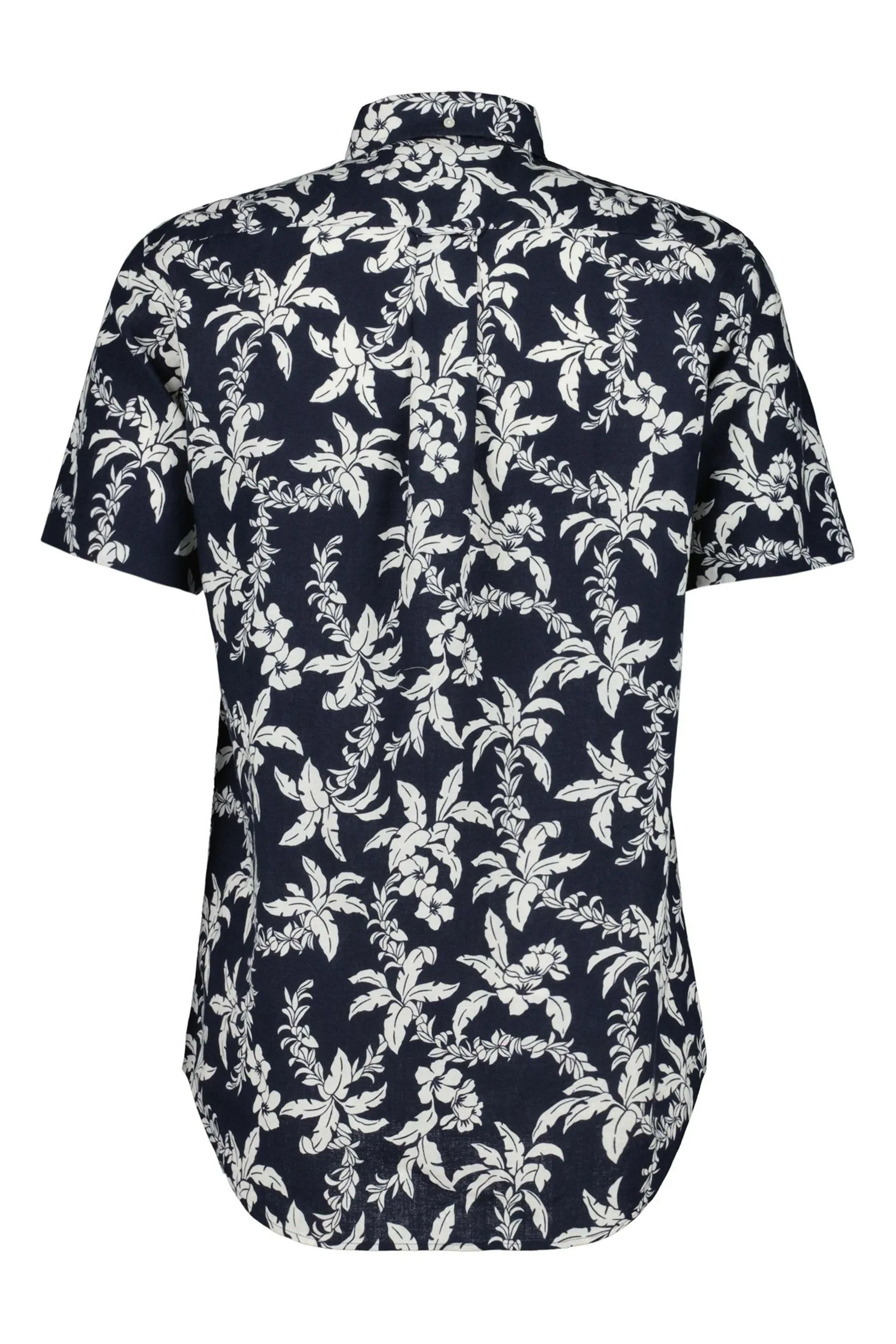 GANT regular  - Camicia in Manica corta e cotone con Stampa di palme    
