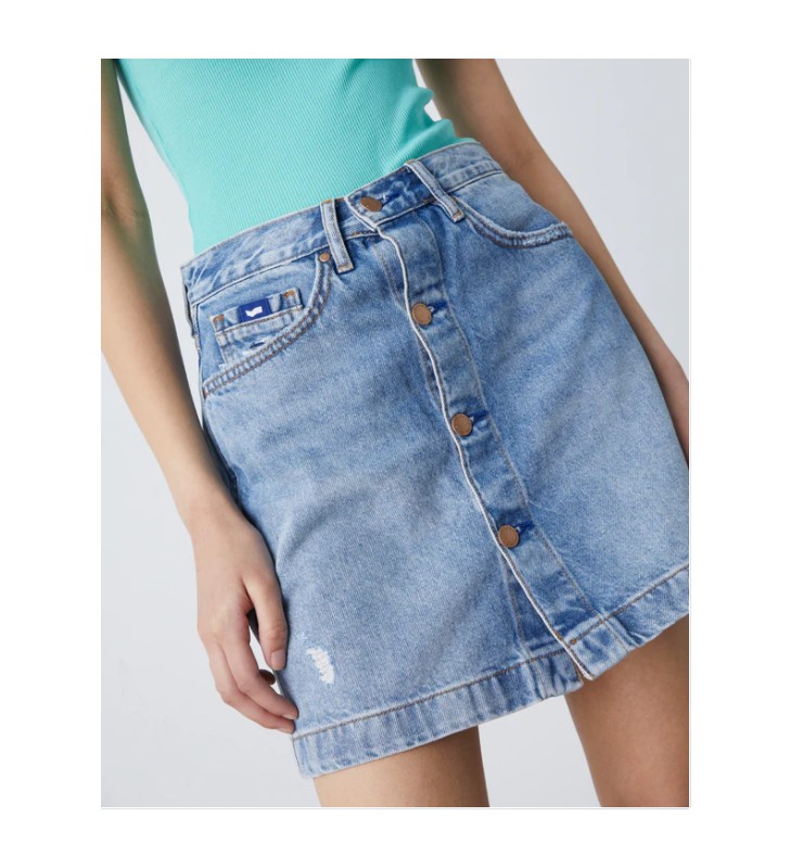 GAS JEANS MINIGONNA IN JEANS DONNA