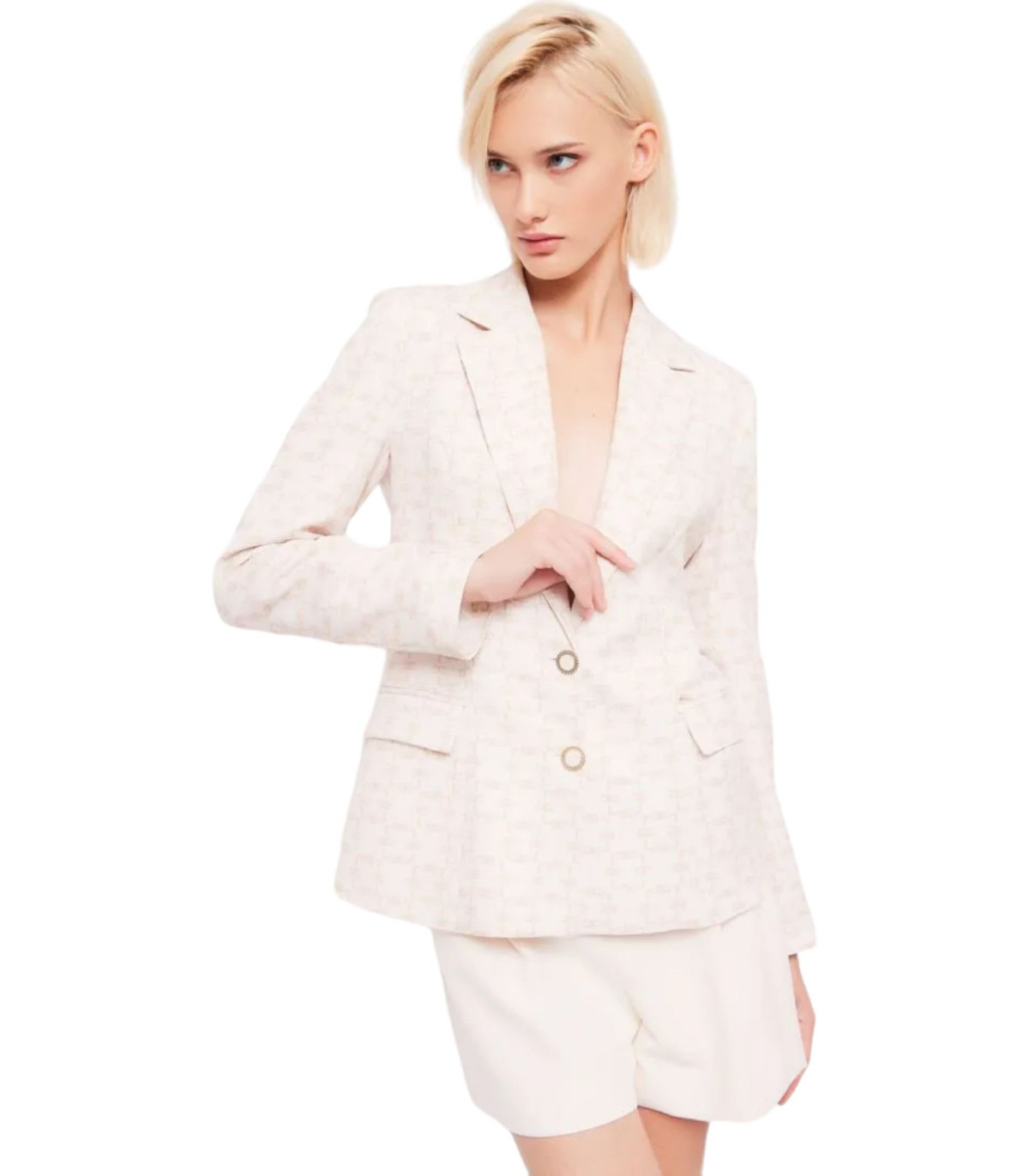Gaudi Donna Giacca Blazer Con Stampa