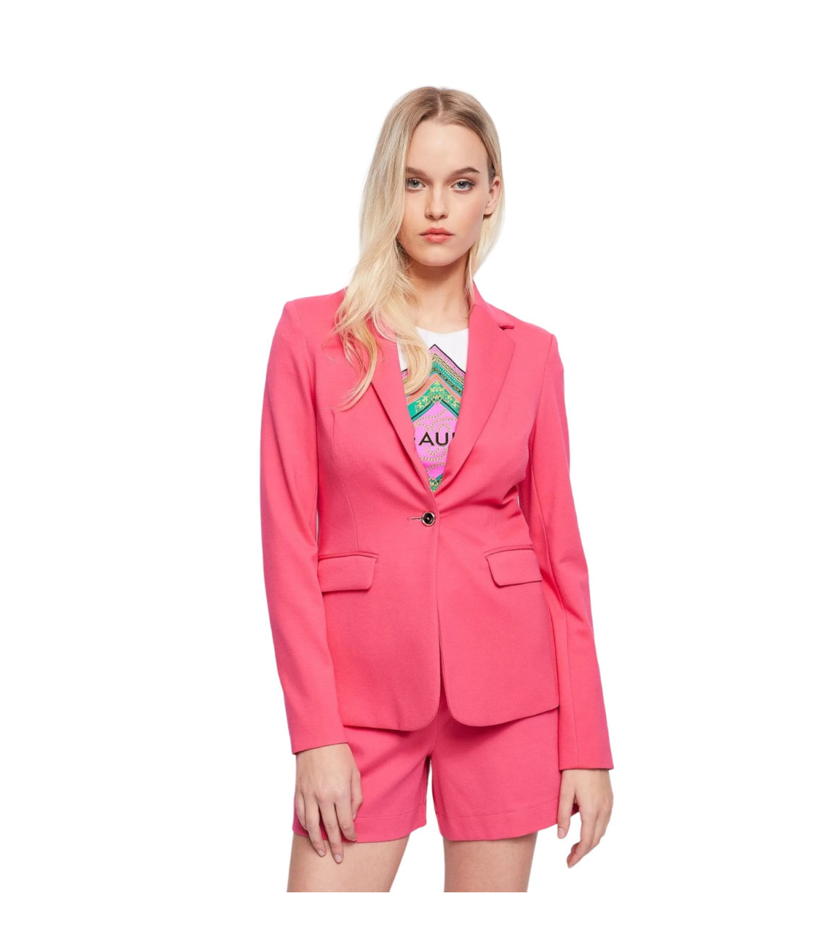 Gaudi Donna Giacca Elegante Blazer Punto Stoffa