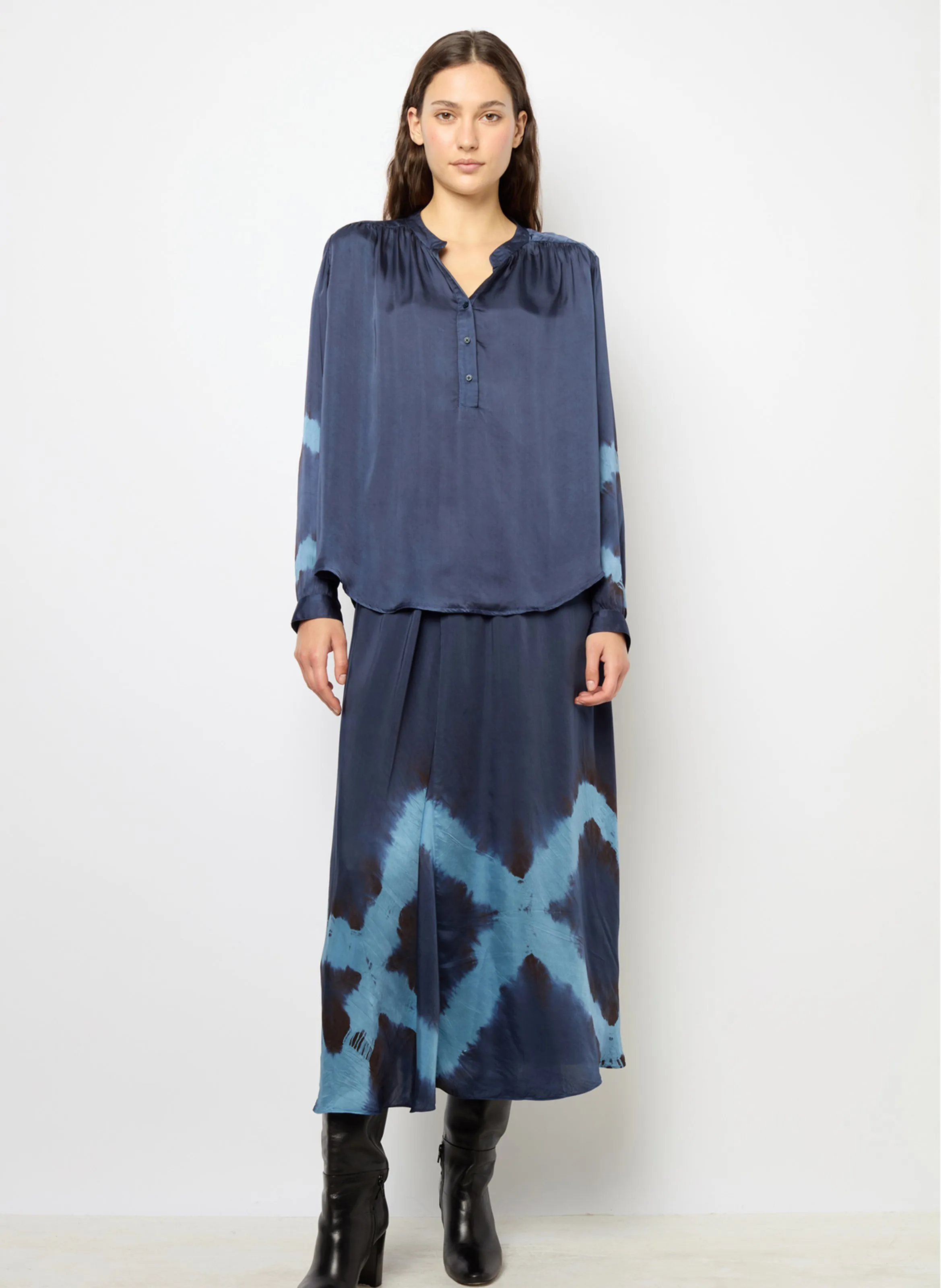  GERARD DAREL   BENEDITH - Blusa con scollo tondo | Blu