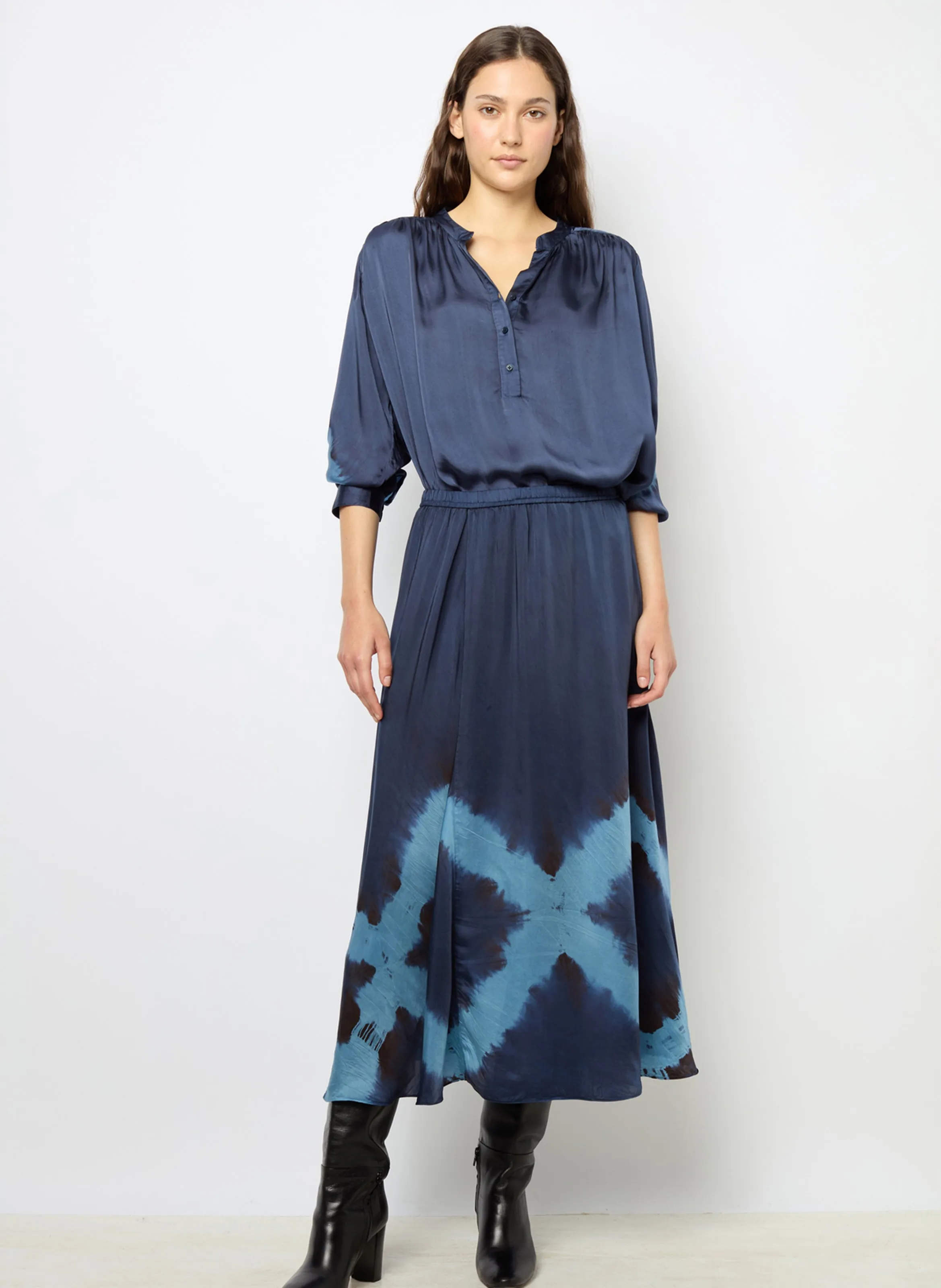  GERARD DAREL   BENEDITH - Blusa con scollo tondo | Blu