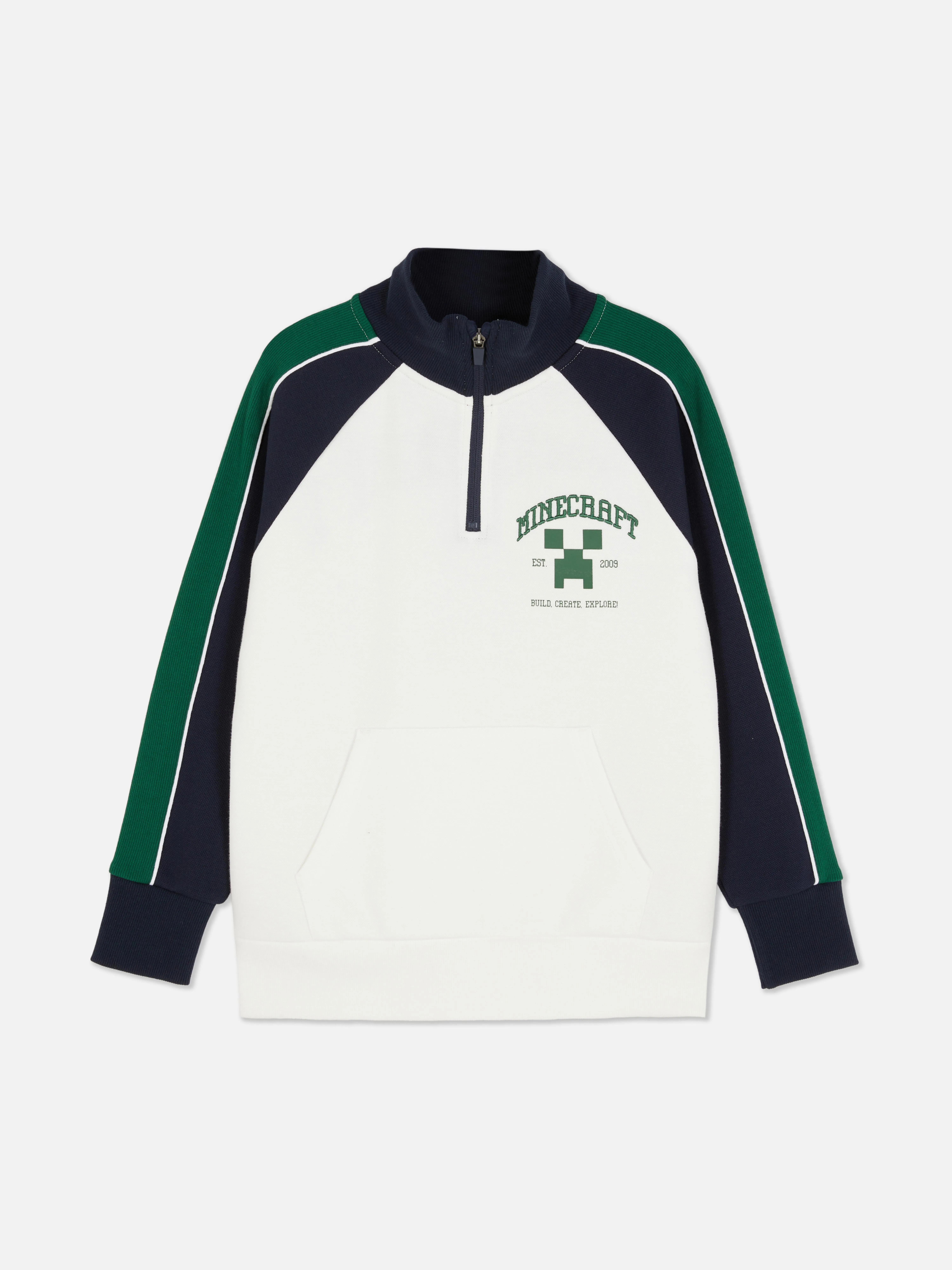 Giacca con mezza zip coordinata Minecraft
