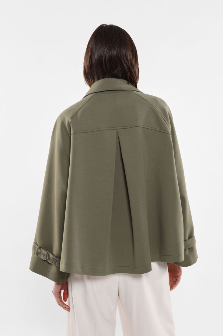 Giacca doppiopetto oversize con colletto classico