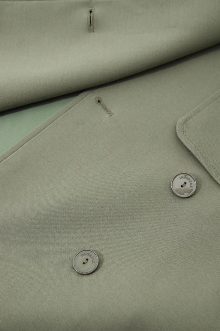 Giacca doppiopetto oversize con colletto classico