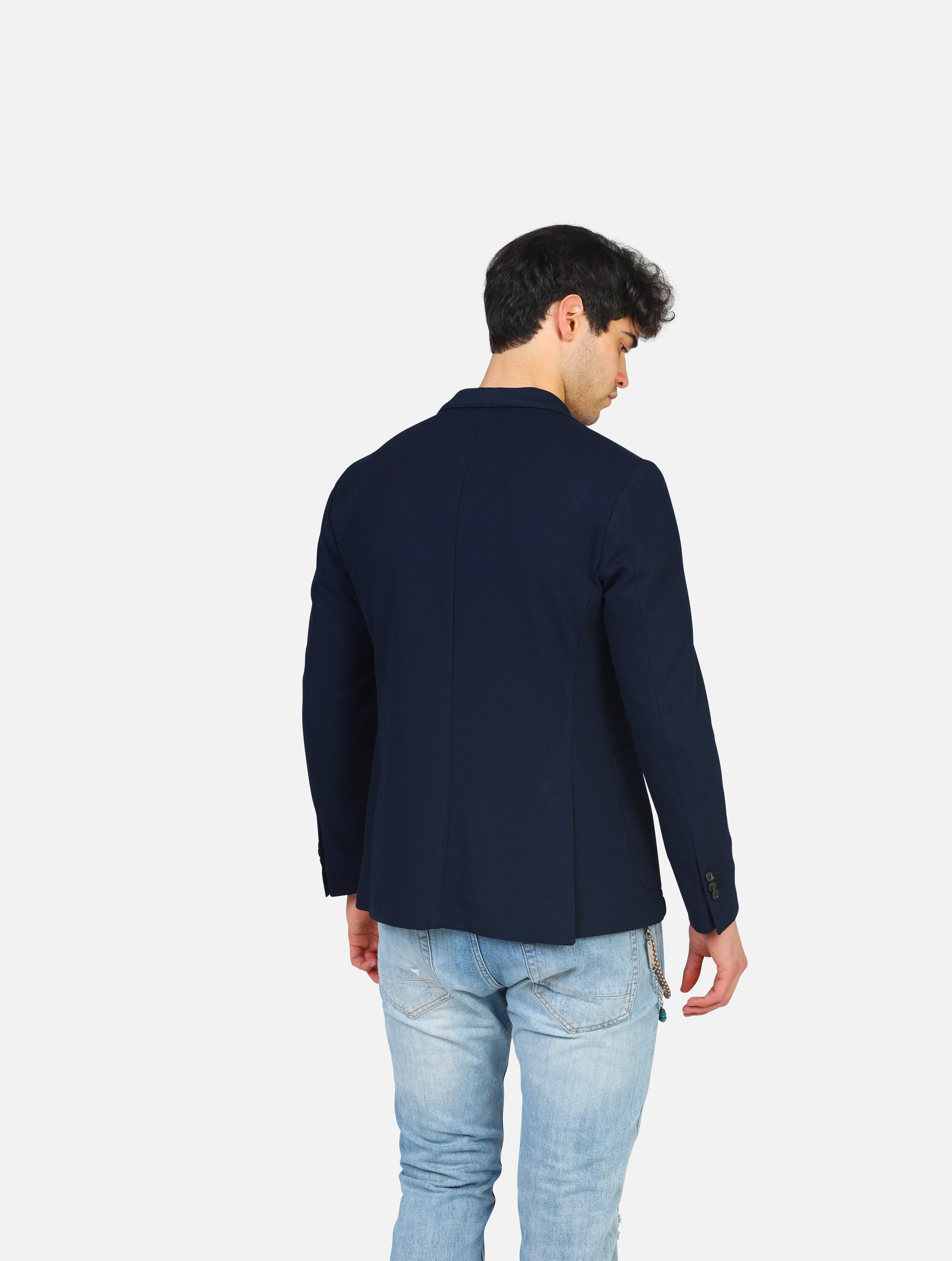 giacca OUTFIT - OF1S2S3G005IL BUON VINO BLU NAVY