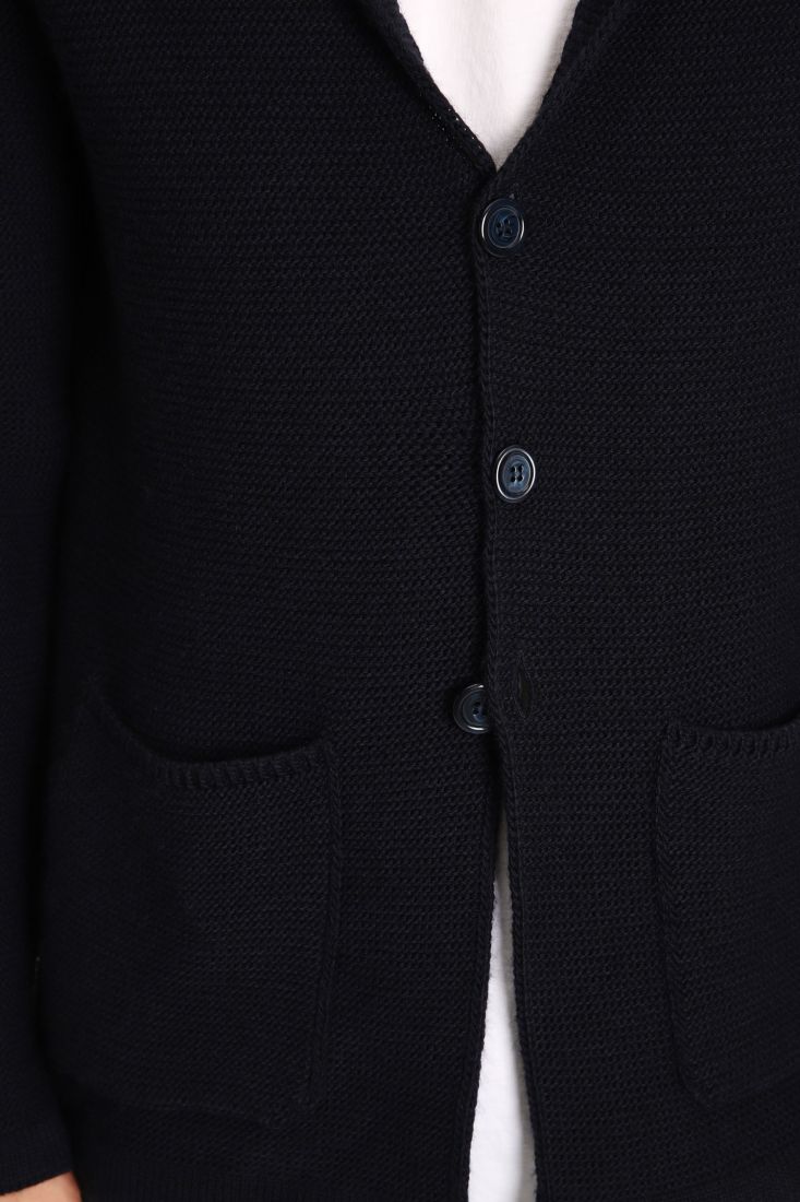 Giacca oversize monocolour con rever classici