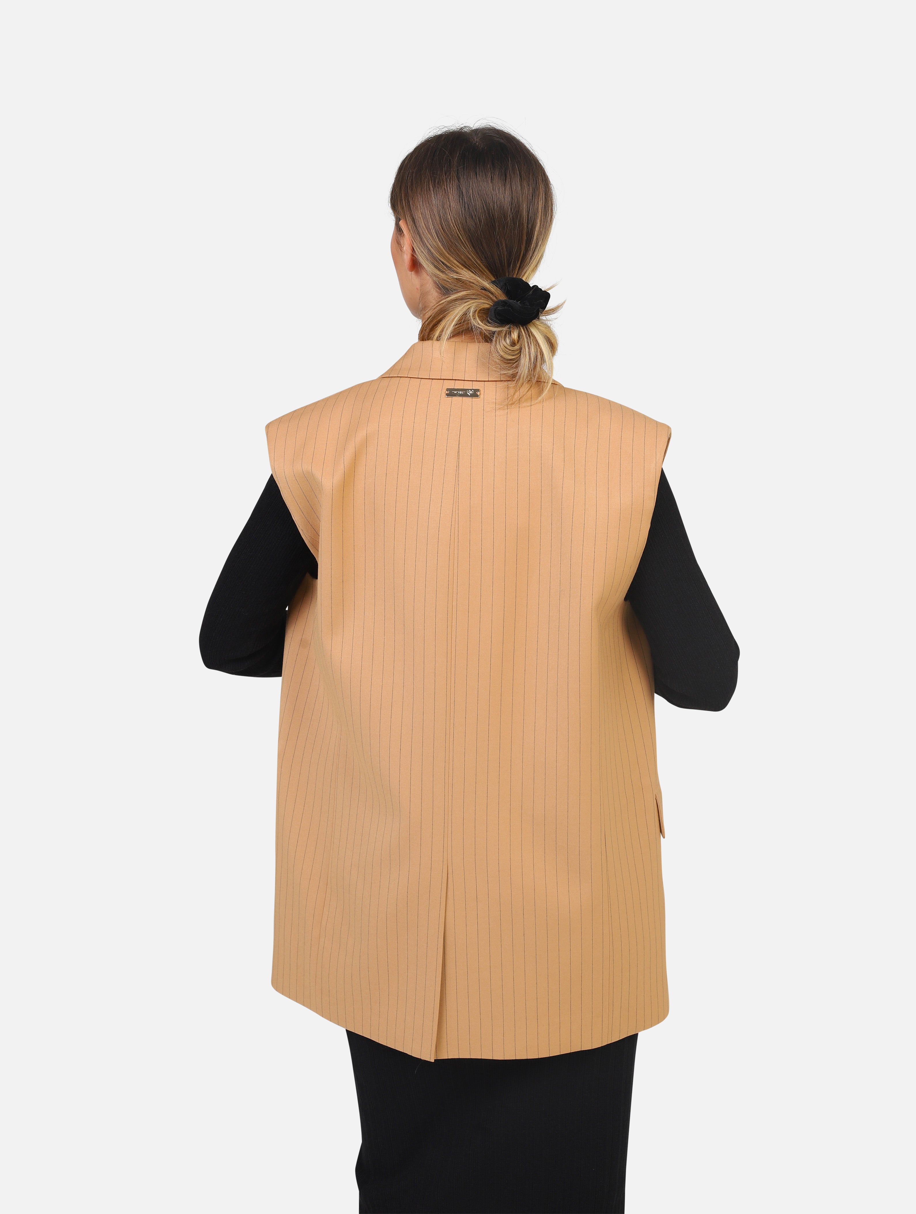 gilet TWINSET - 232LI2FMMCAMMELLO