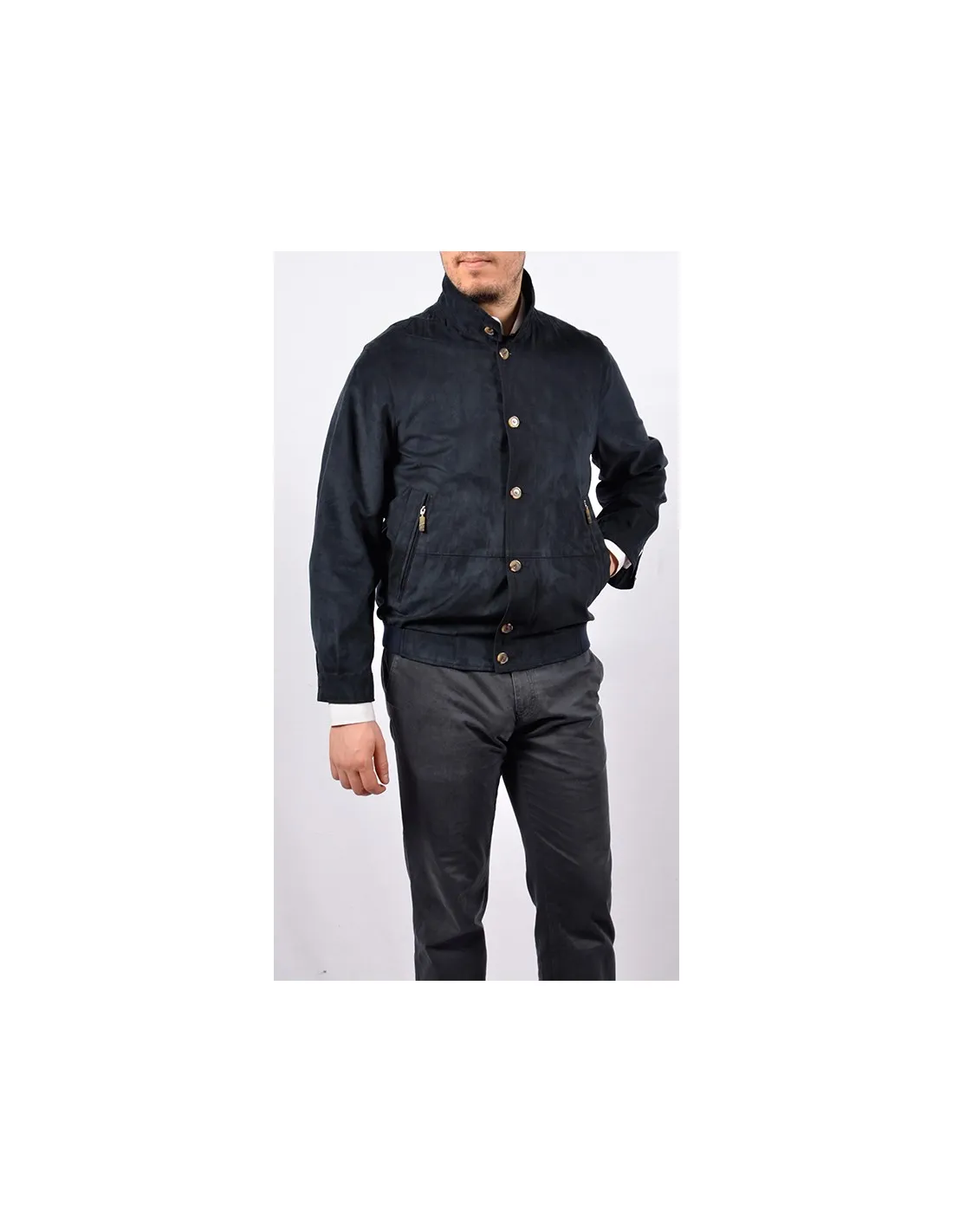 Giubbino Collo Camicia Blu *fine serie*