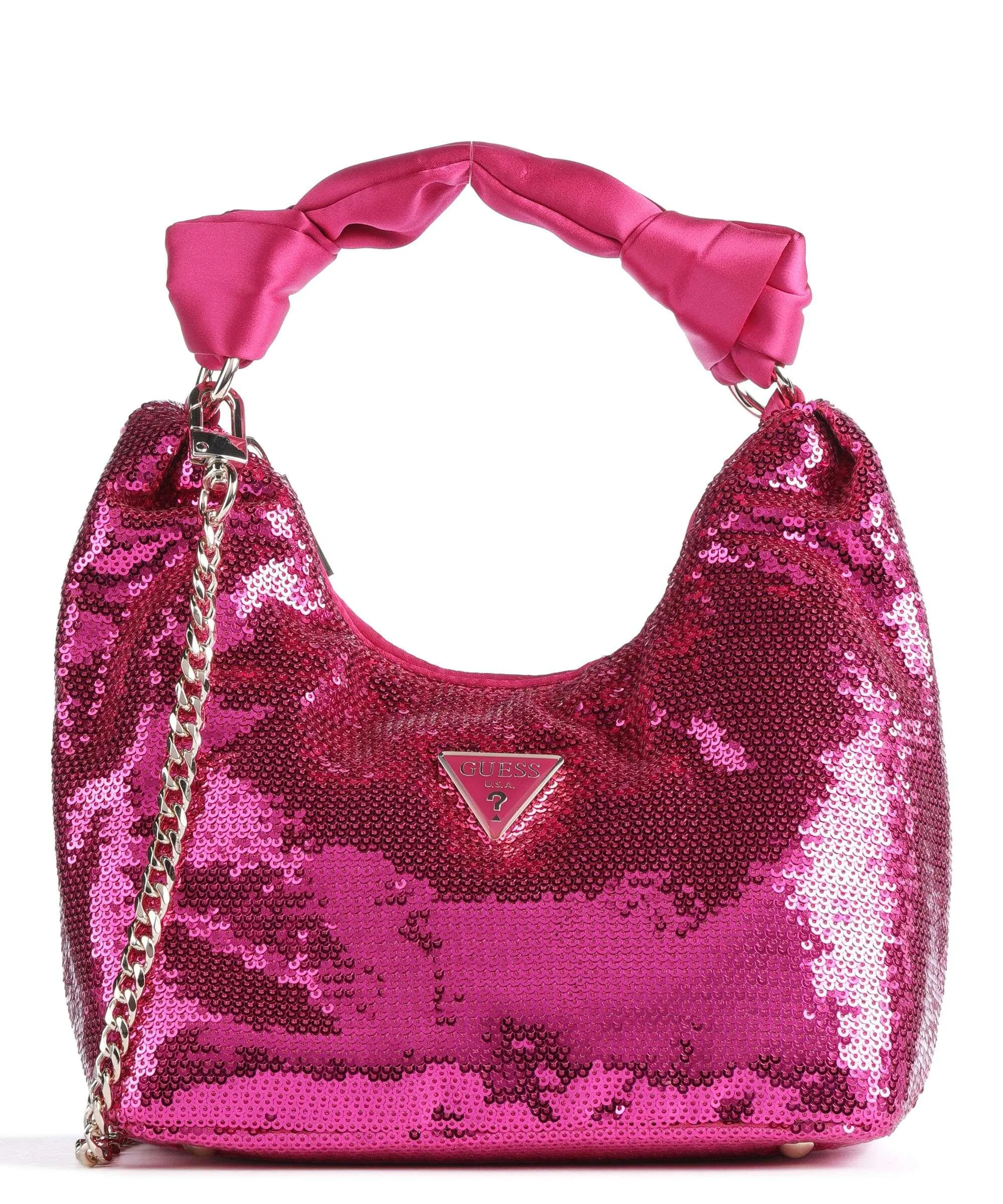  Guess Velina Borsa a mano poliestere magenta  