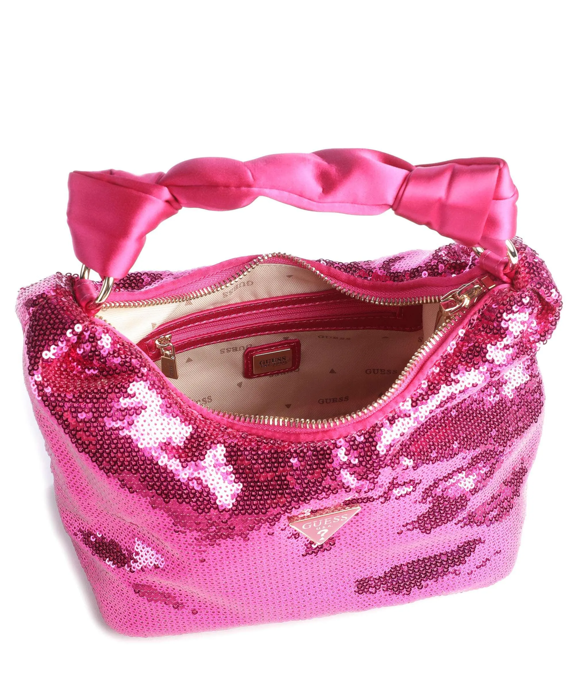  Guess Velina Borsa a mano poliestere magenta  