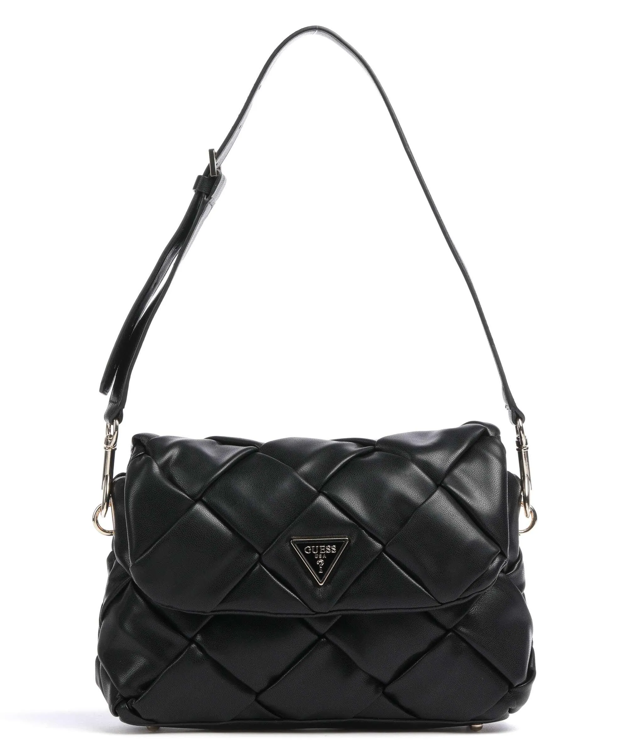  Guess Zaina Borsa a spalla pelle sintetica nero  