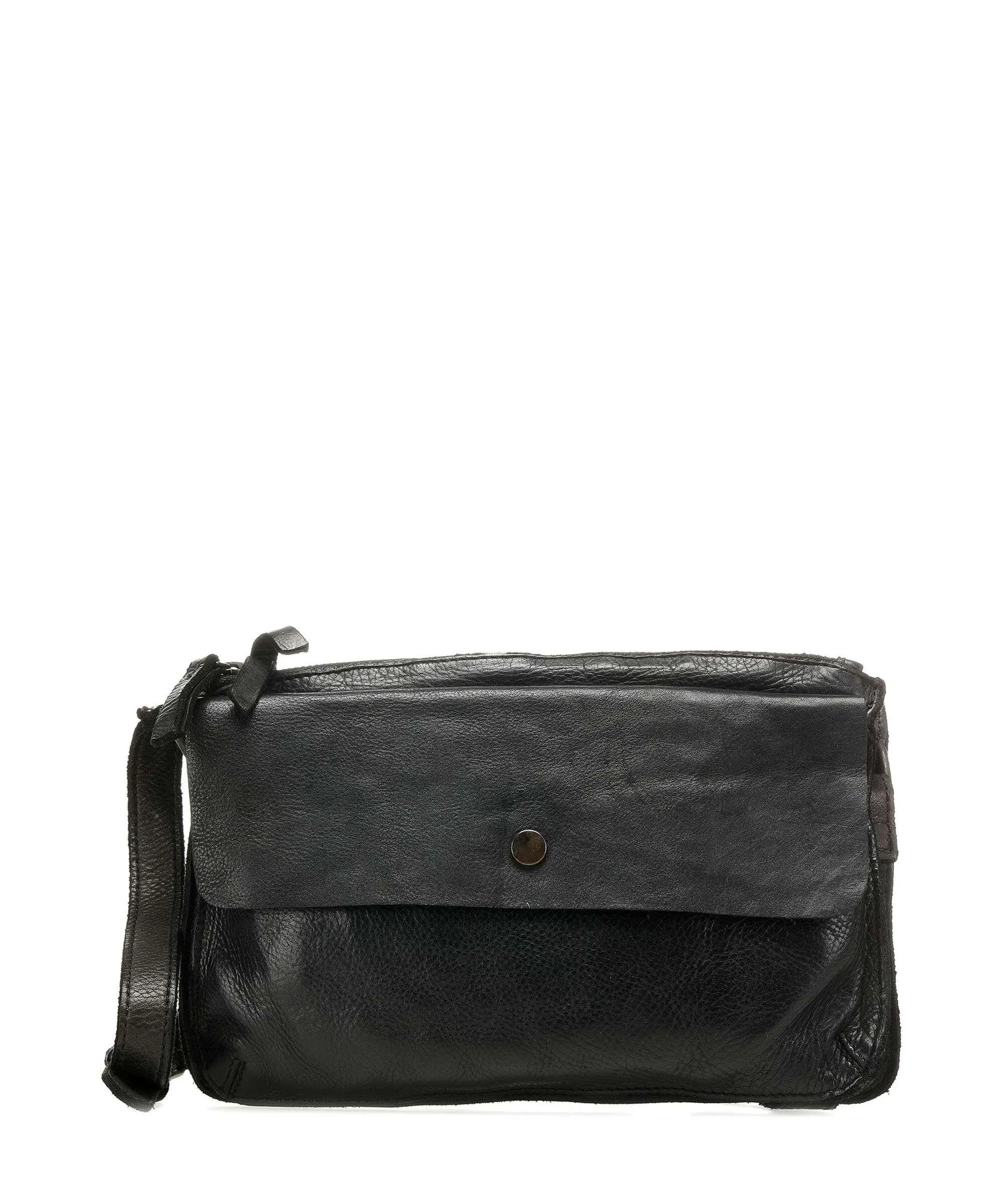  Harold's Submarine Borsa a tracolla pelle bovina nero  