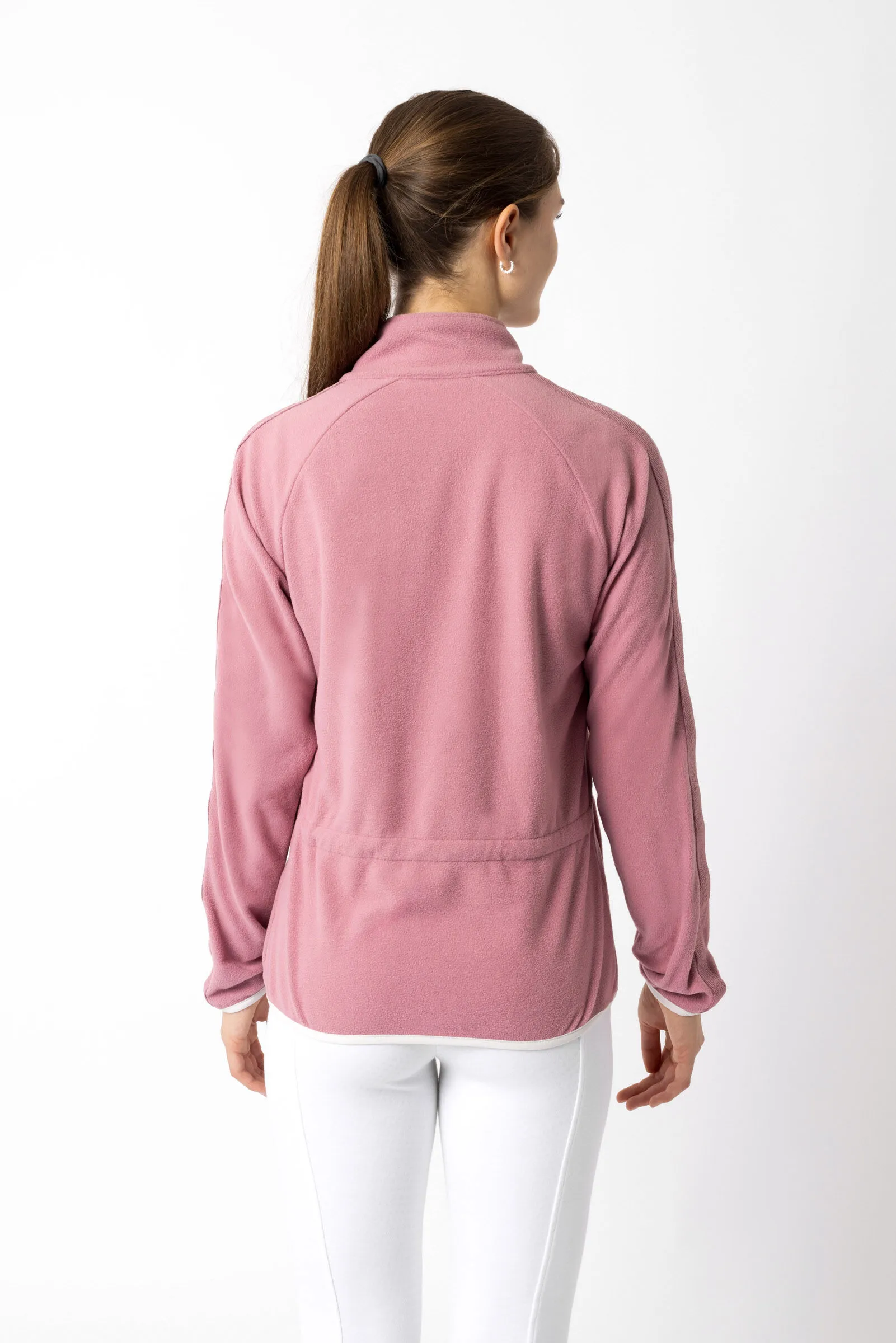 Horze Christa Giacca da equitazione in pile con mezza zip per donna