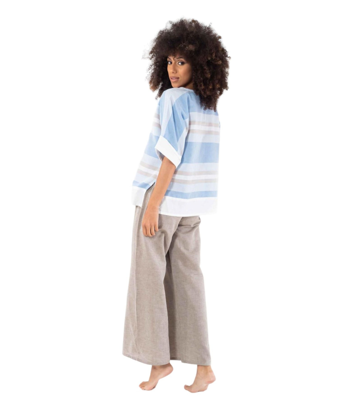 Iconique Donna Pantaloni  A Palazzo