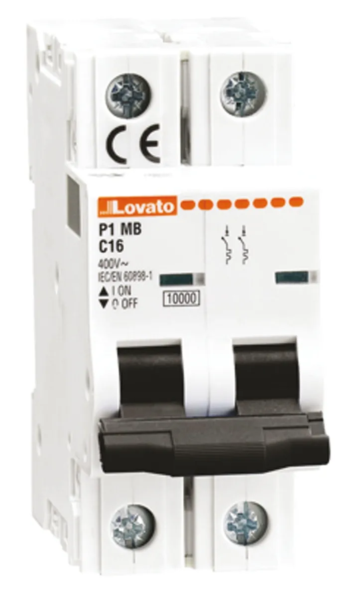 Interruttore magnetotermico Lovato, 2P 32A 10 kA, Tipo D