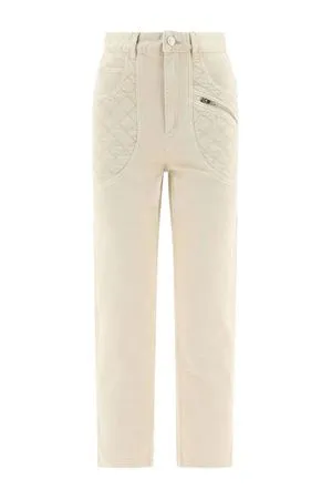 ISABEL MARANT Abbigliamento,Jeans Jeans Cassandre in cotone denim beige 
