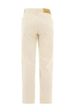 ISABEL MARANT Abbigliamento,Jeans Jeans Cassandre in cotone denim beige 