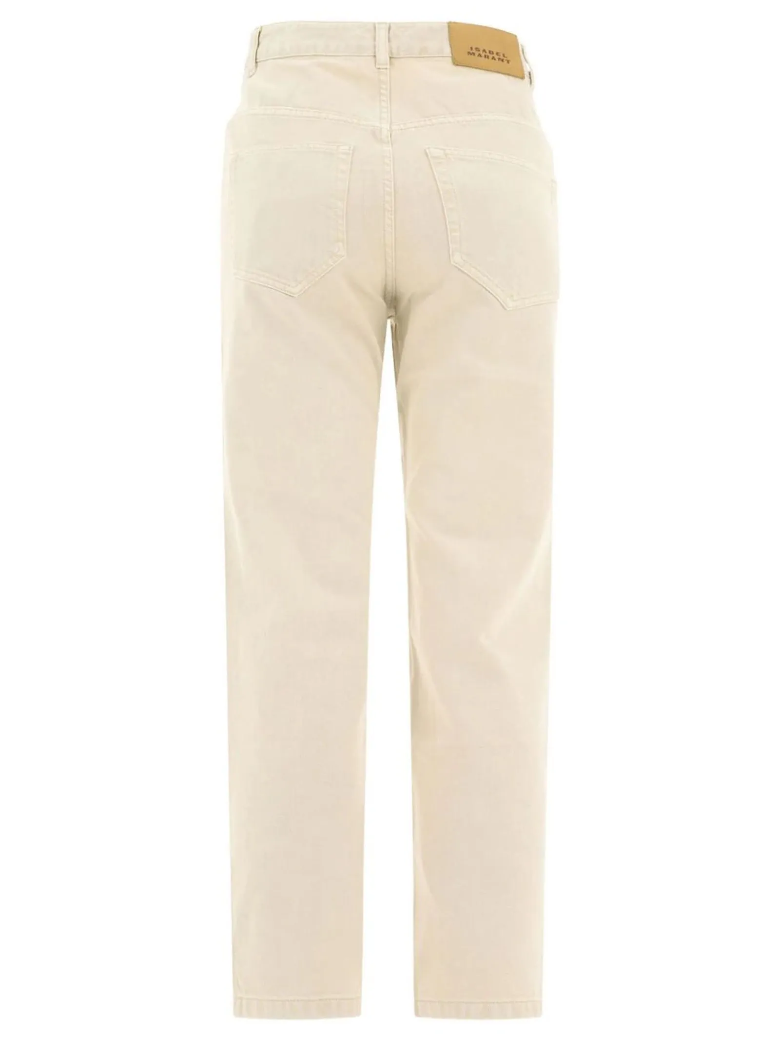ISABEL MARANT Abbigliamento,Jeans Jeans Cassandre in cotone denim beige 
