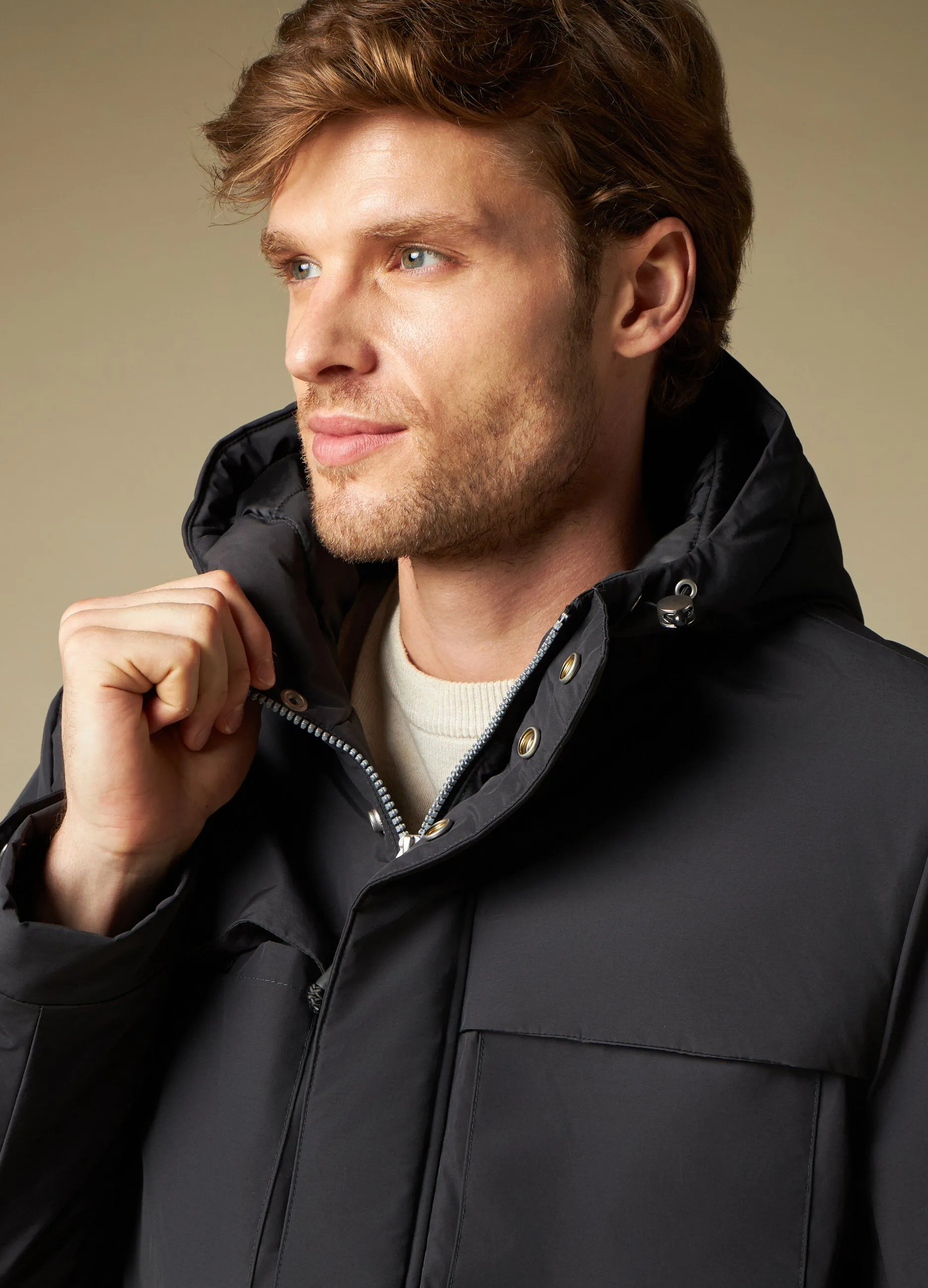 J. HART & BROS  Giacca imbottita con cappuccio uomo