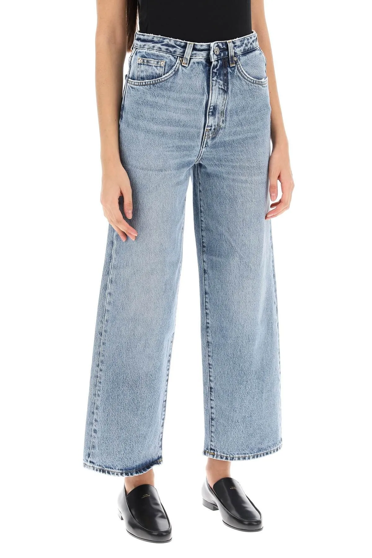 Jeans flare cropped