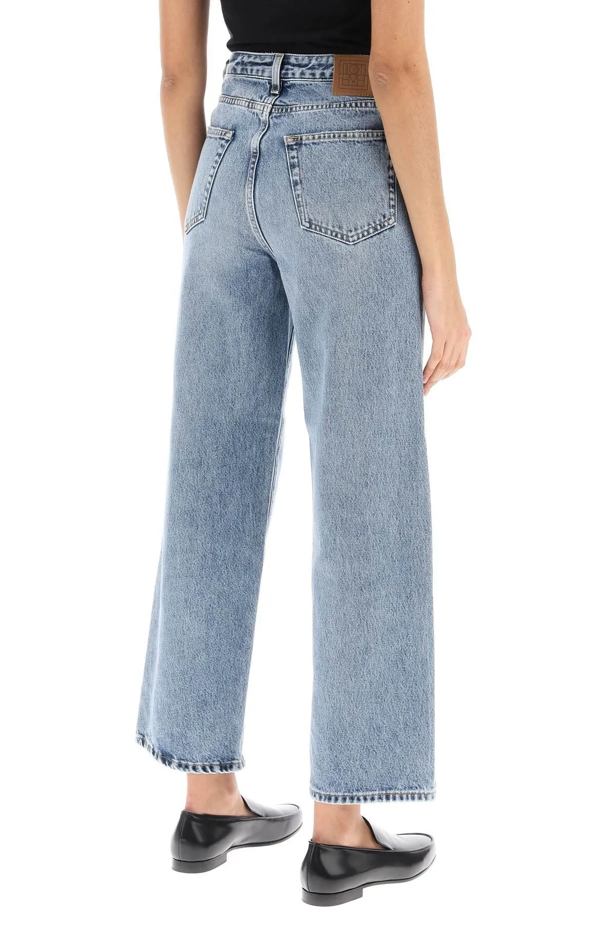 Jeans flare cropped