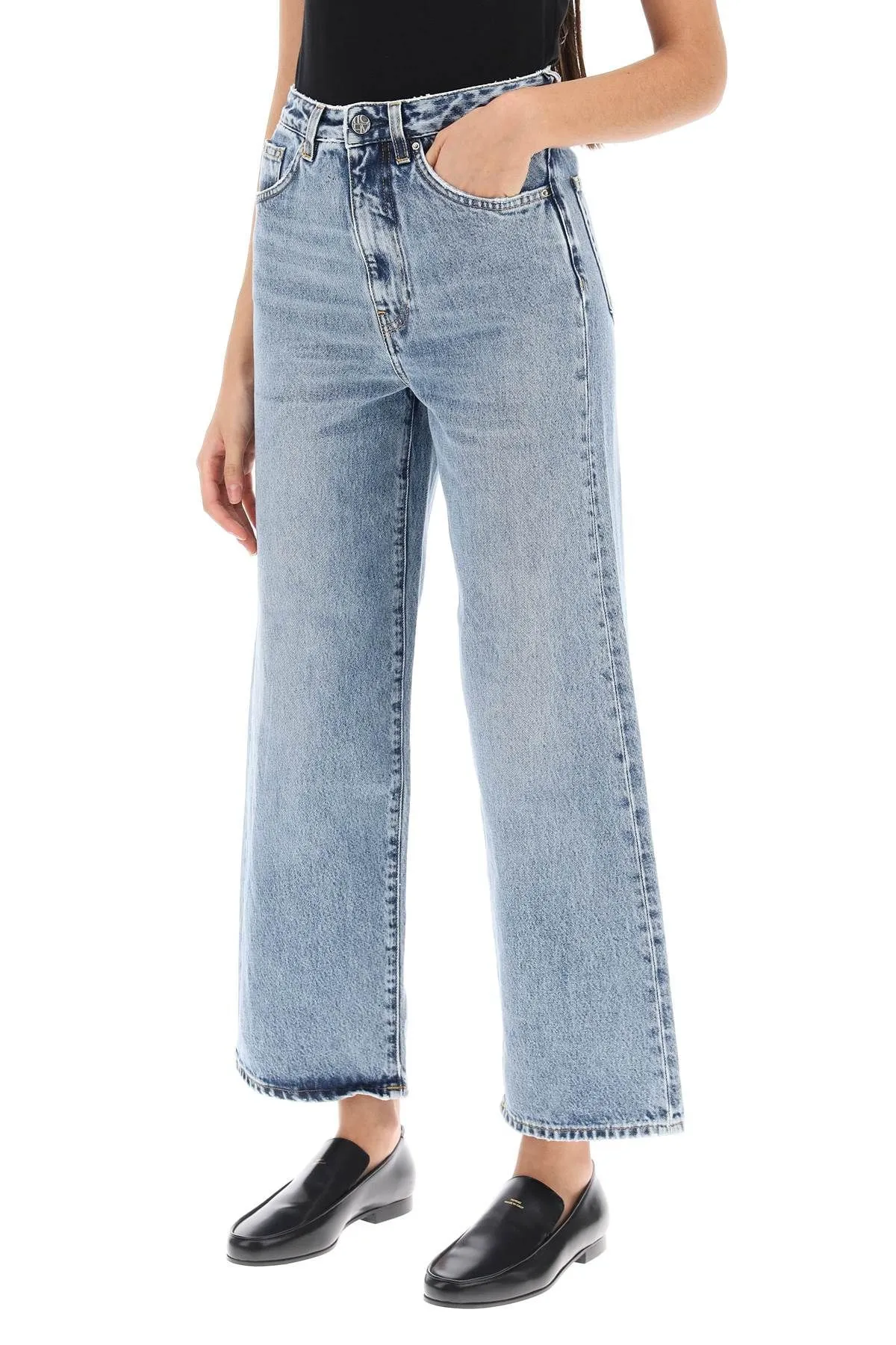 Jeans flare cropped