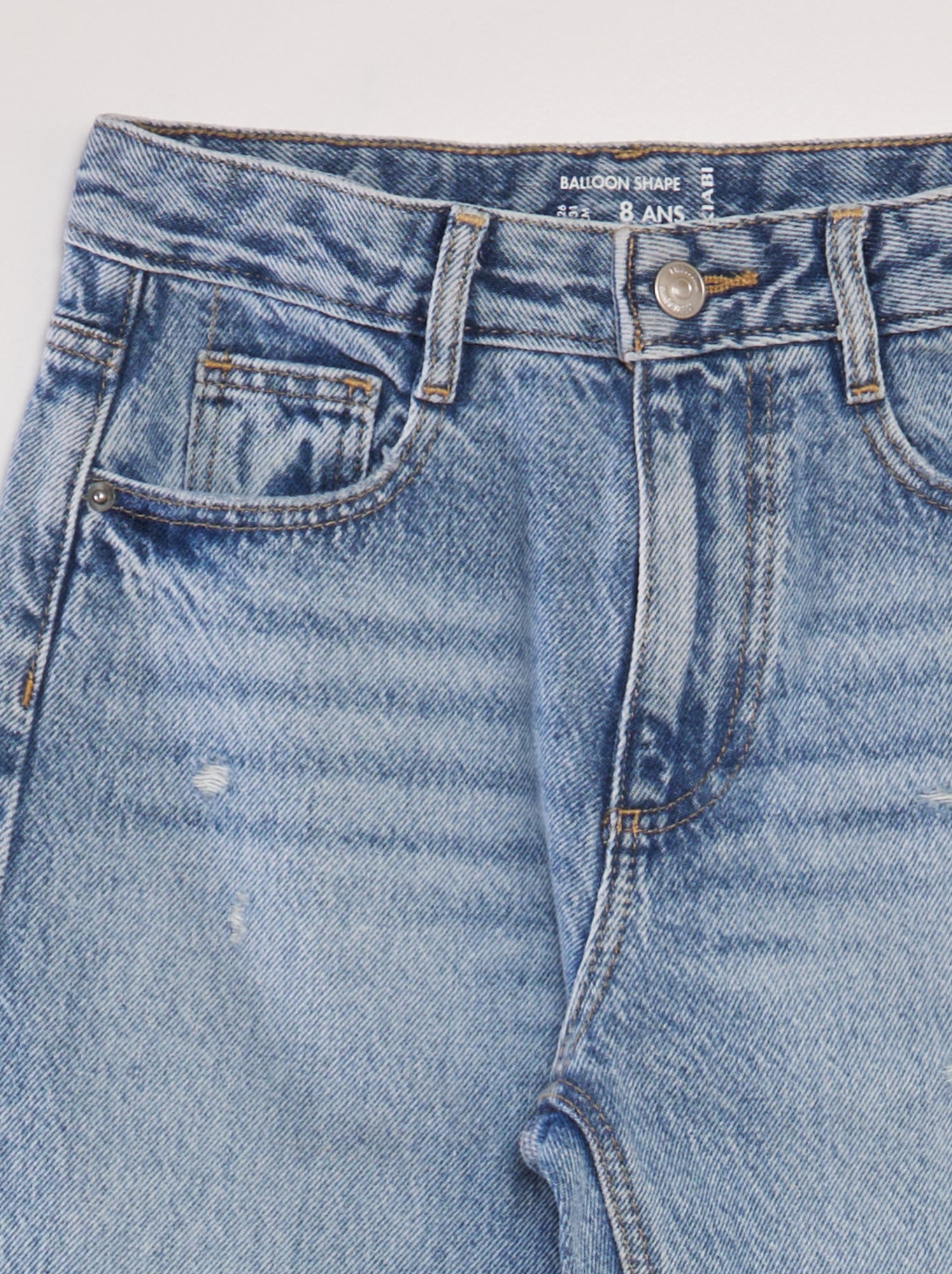 Jeans modello a palloncino - BLU