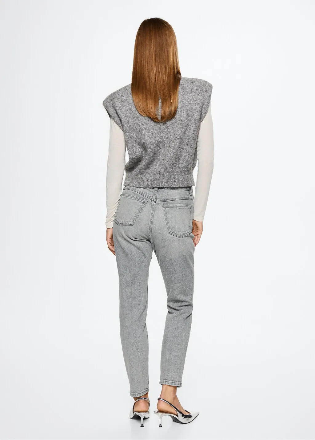 Jeans mom comfort vita alta
