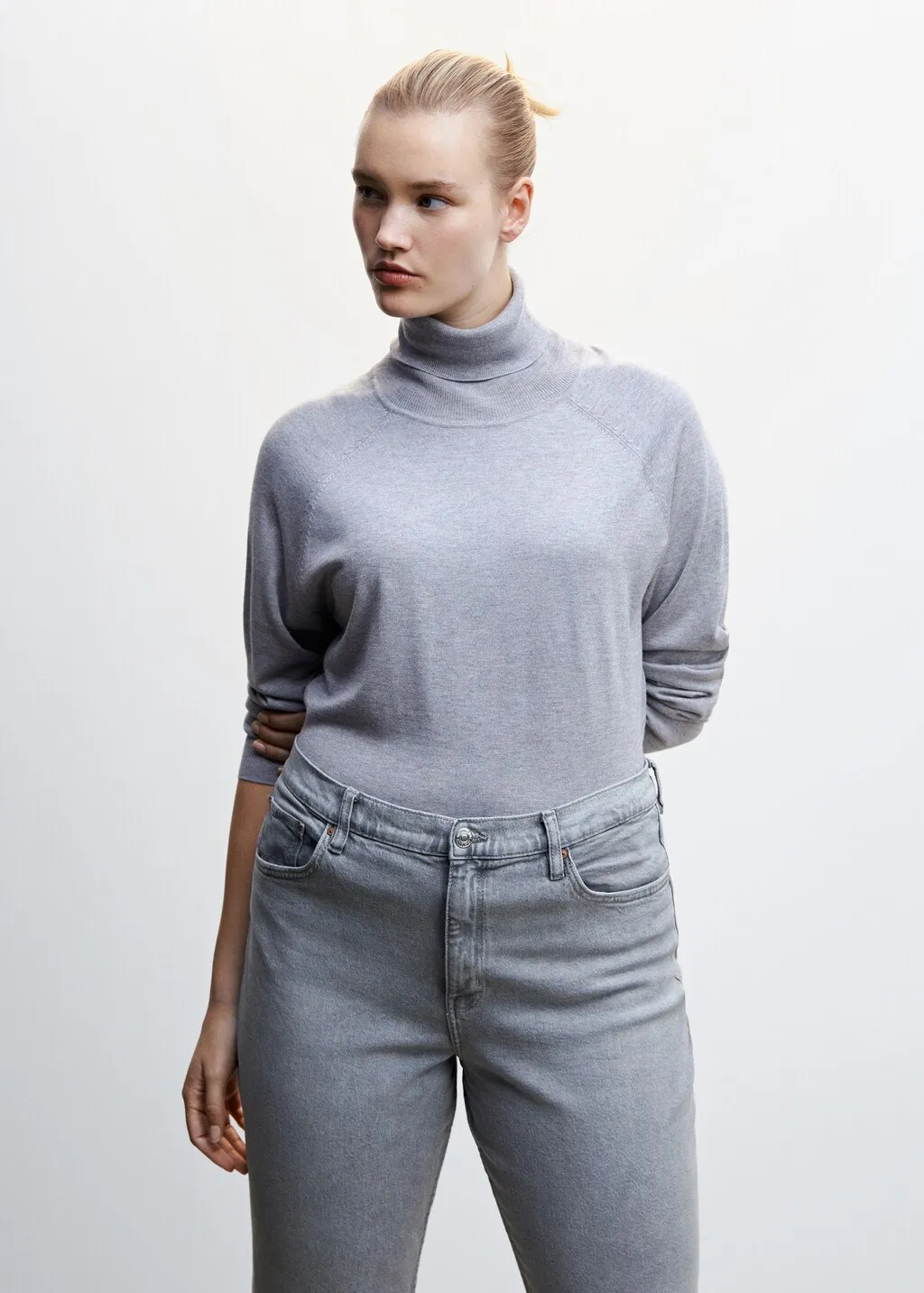 Jeans mom comfort vita alta