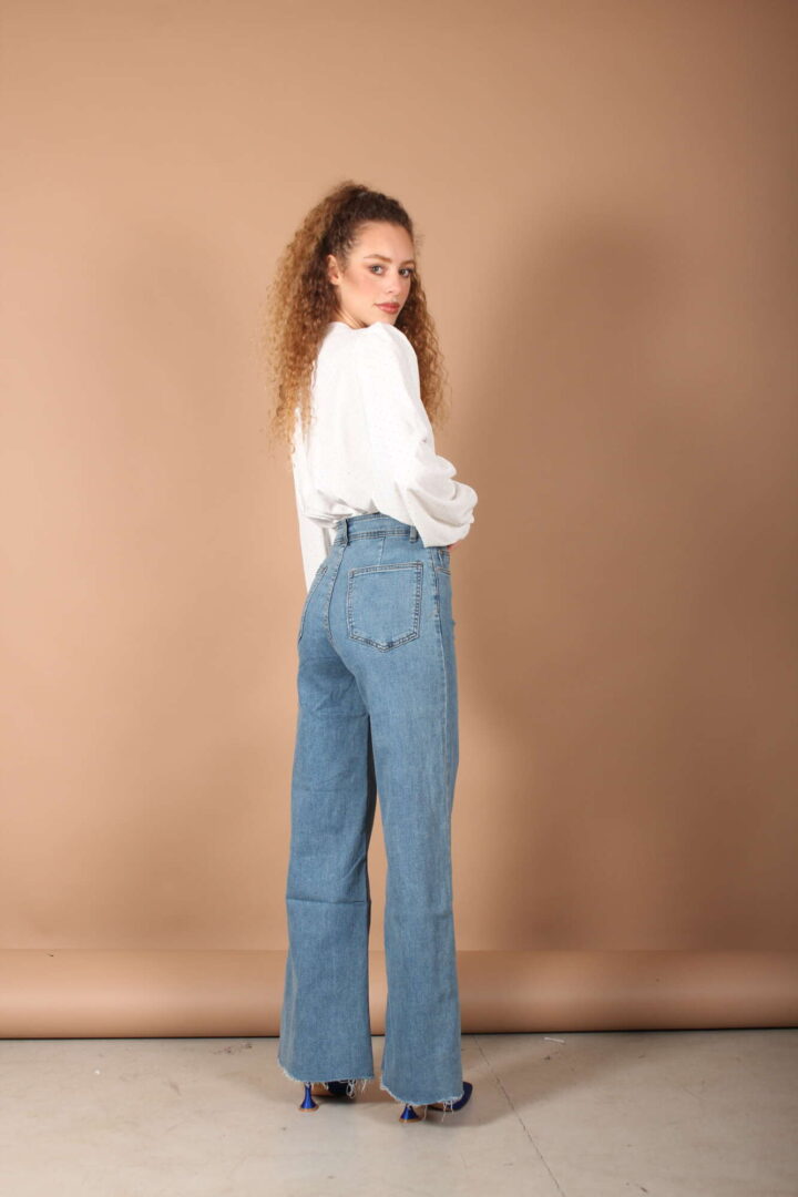 Jeans palazzo Lunghi Basici