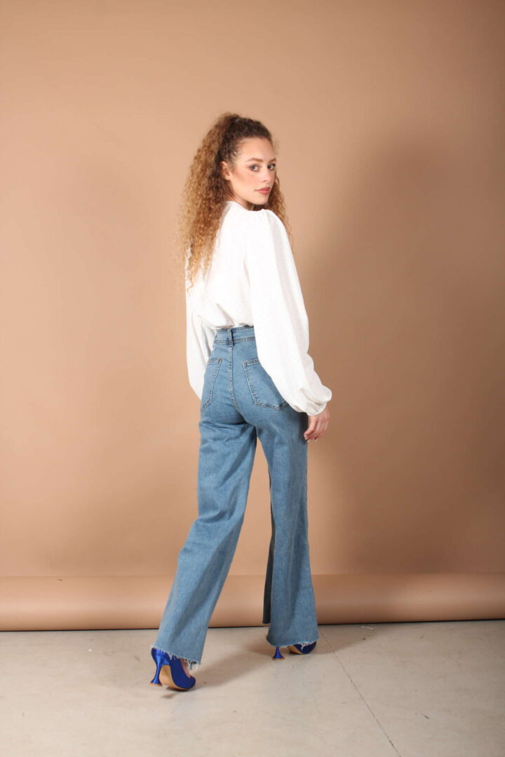 Jeans palazzo Lunghi Basici