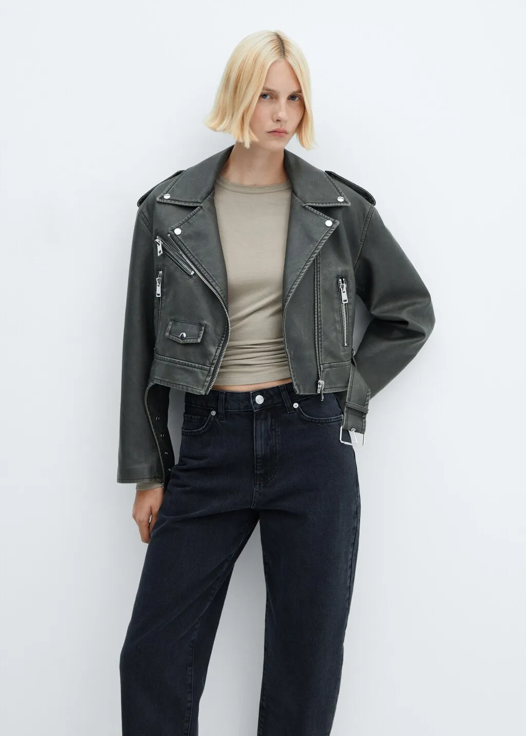 Jeans slouchy vita alta