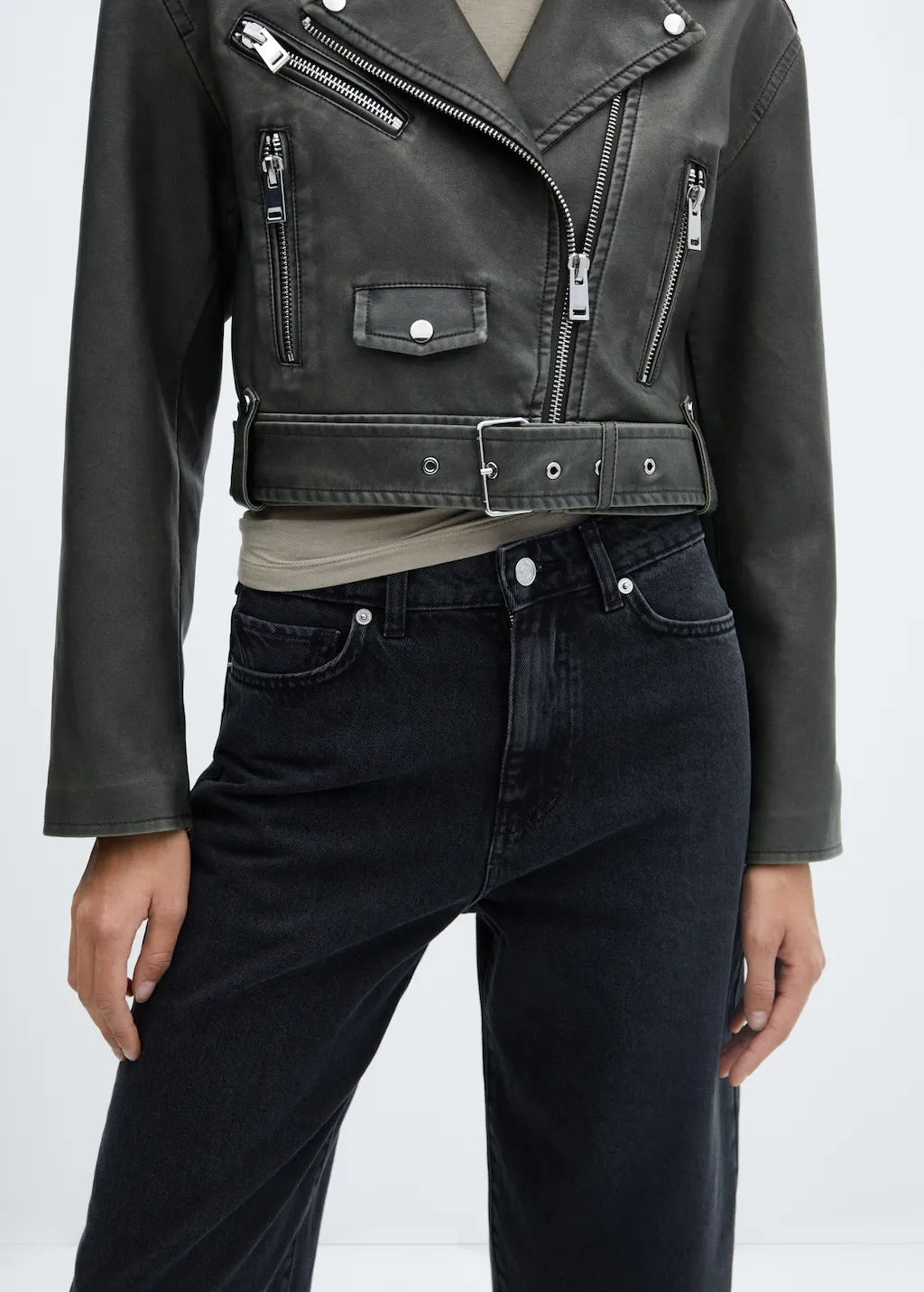 Jeans slouchy vita alta