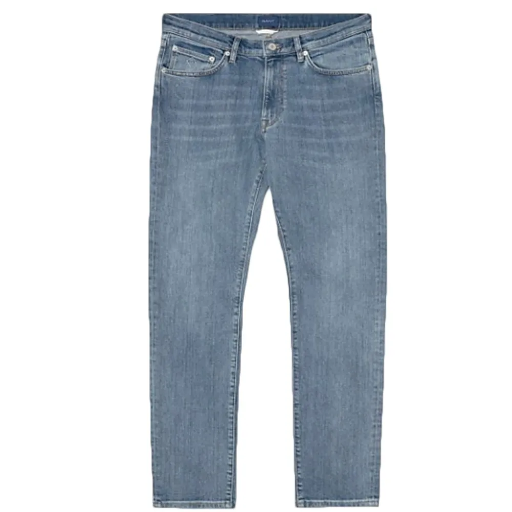 Jeans Uomo Gant Slim Light Blue Worn In - 1315008