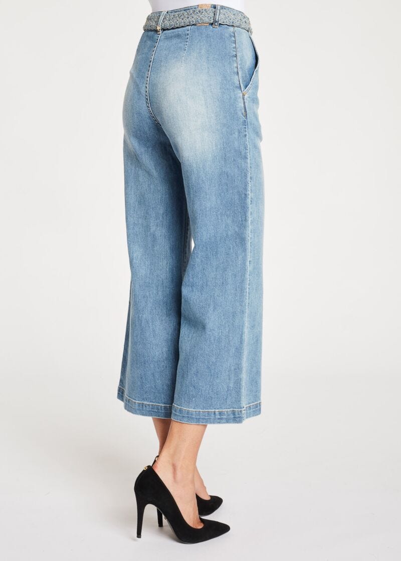 Jeans wide cropped