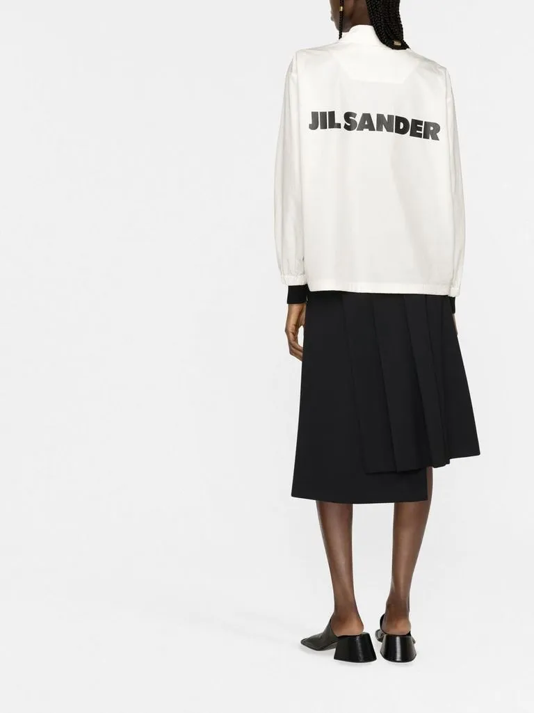 jil sander Giacca camicia con logo