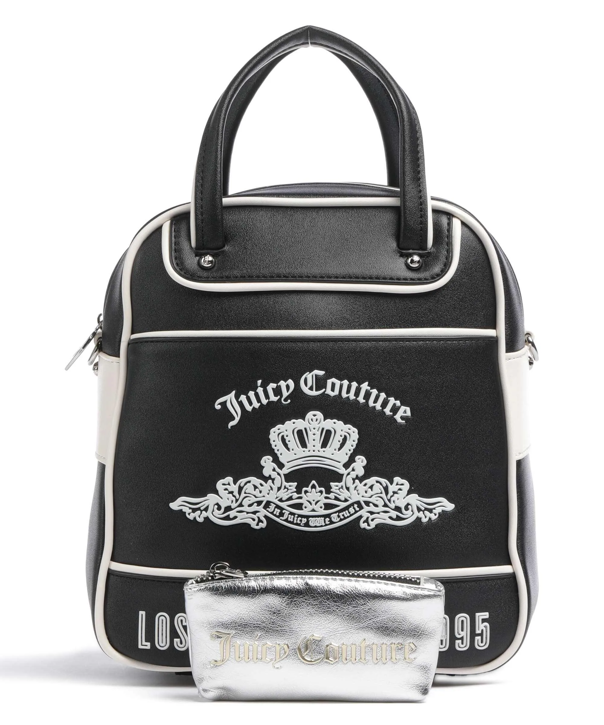  Juicy Couture Heather Borsa a tracolla pelle sintetica nero  