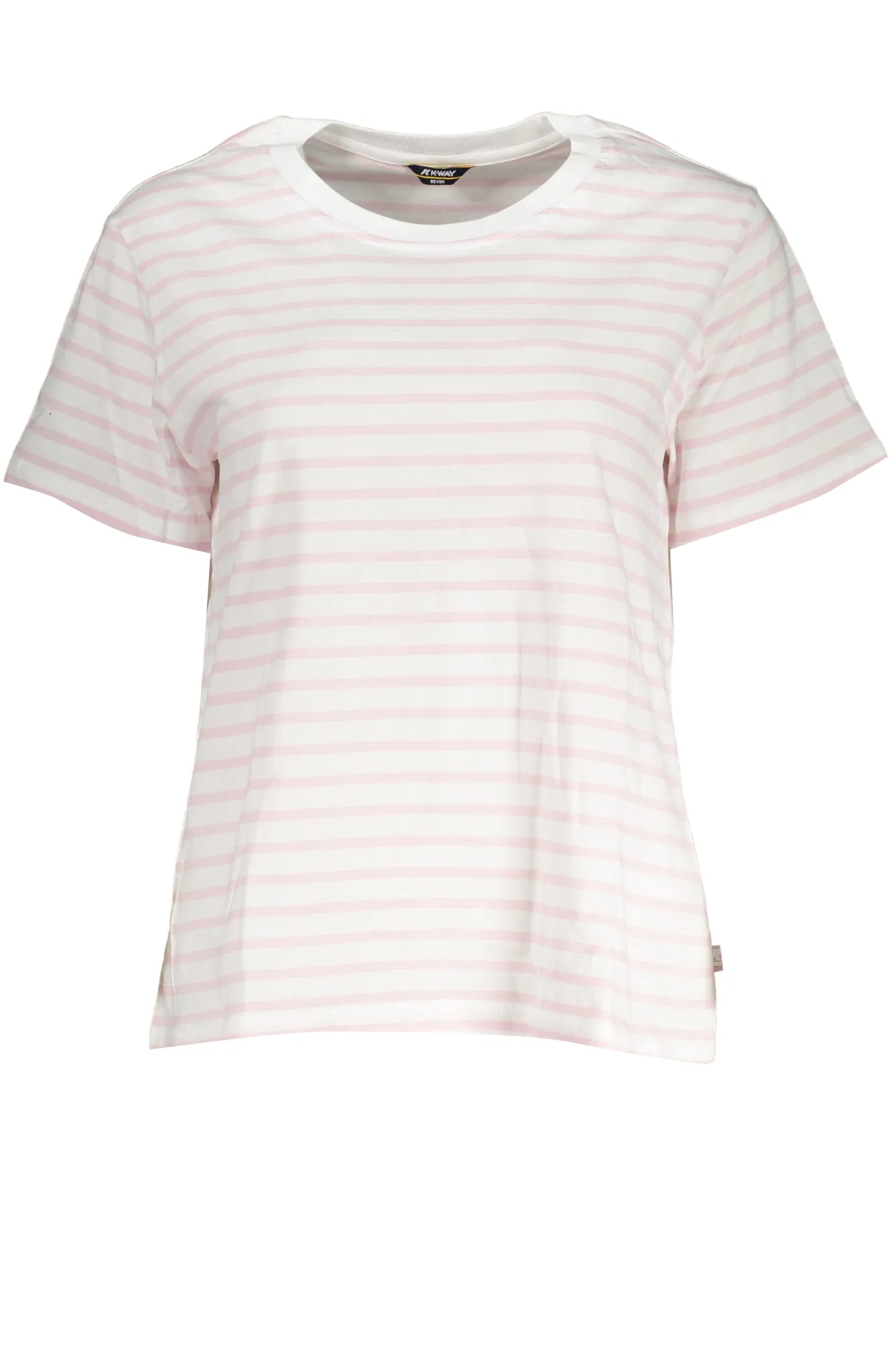 K-WAY T-SHIRT MANICHE CORTE DONNA BIANCO