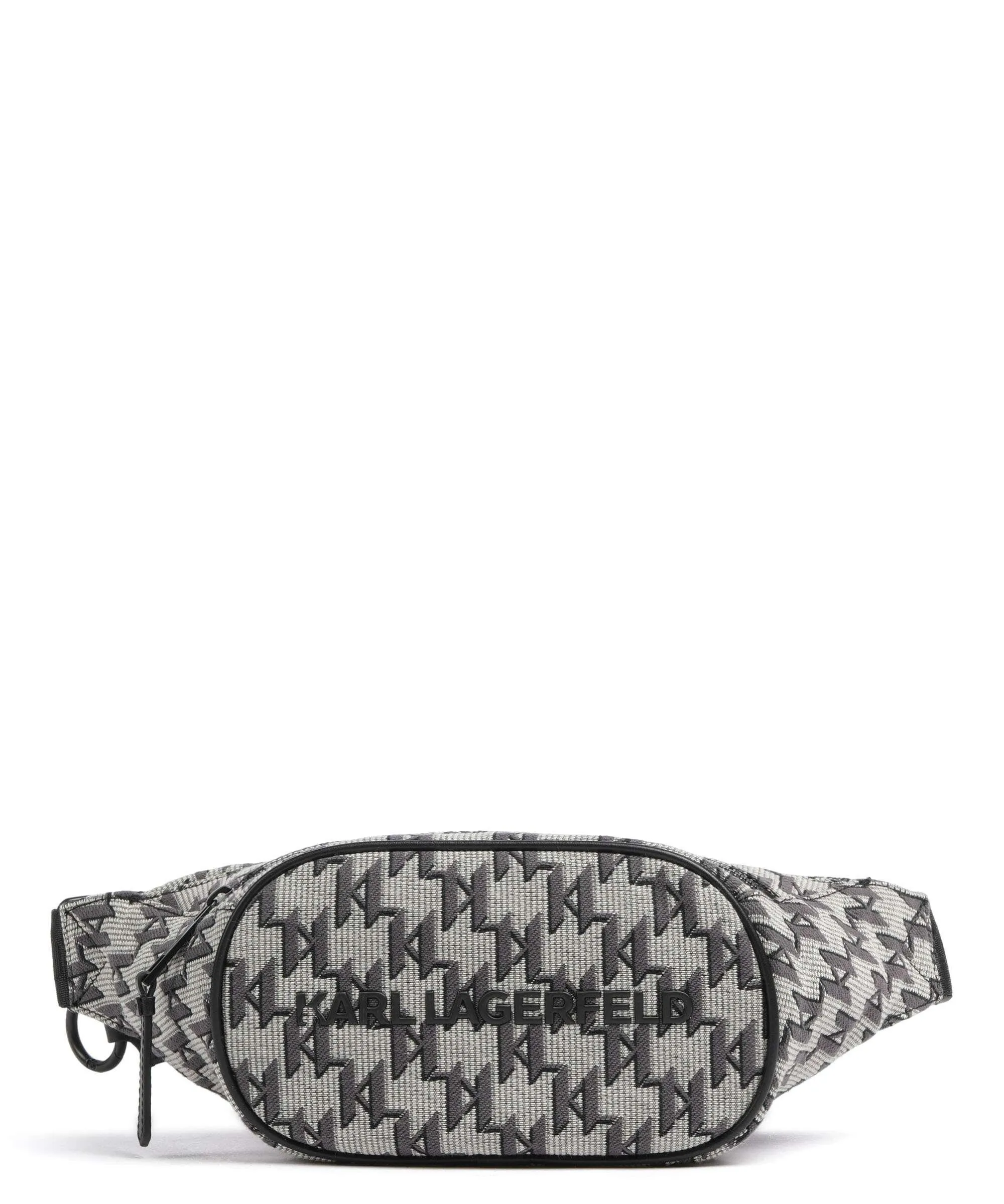  Karl Lagerfeld K/Monogram Marsupio cotone beige/grigio  