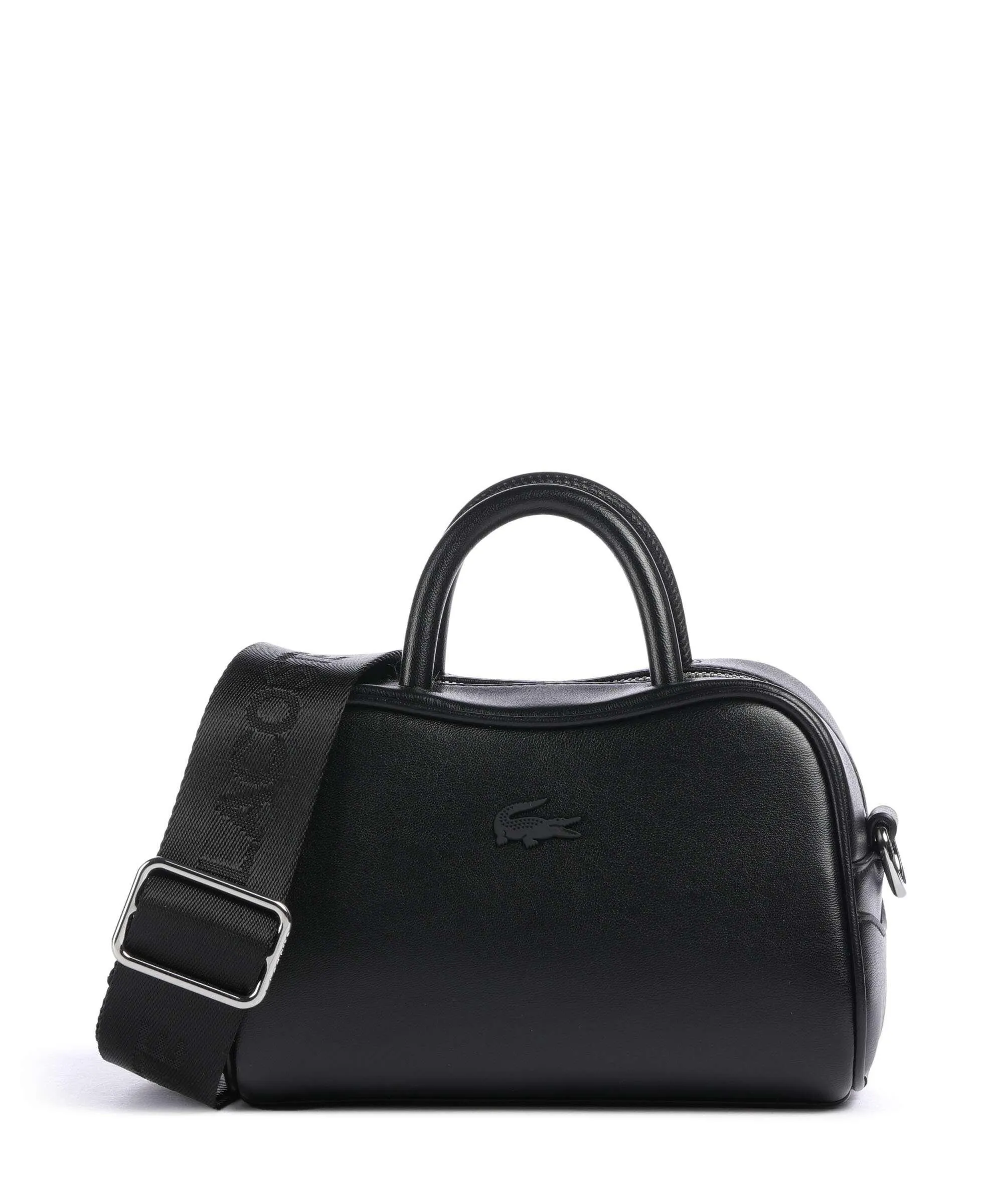  Lacoste Lora Borsa a tracolla pelle riciclato nero  