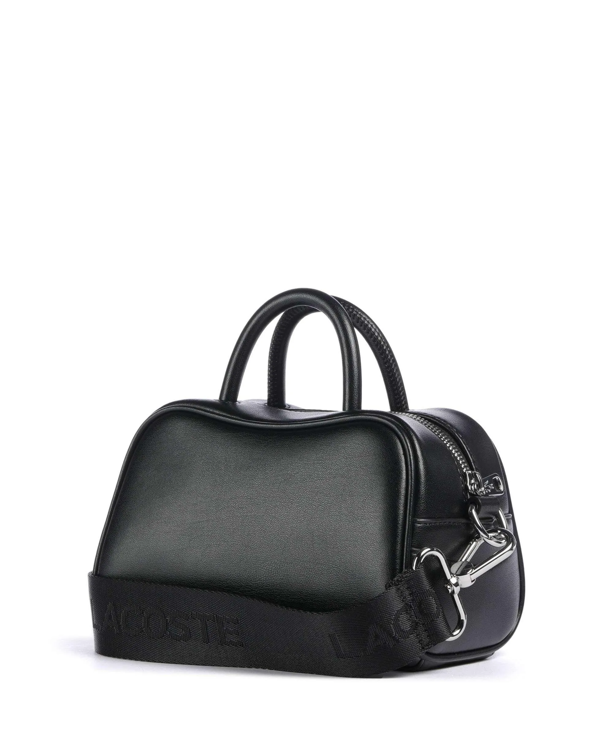  Lacoste Lora Borsa a tracolla pelle riciclato nero  