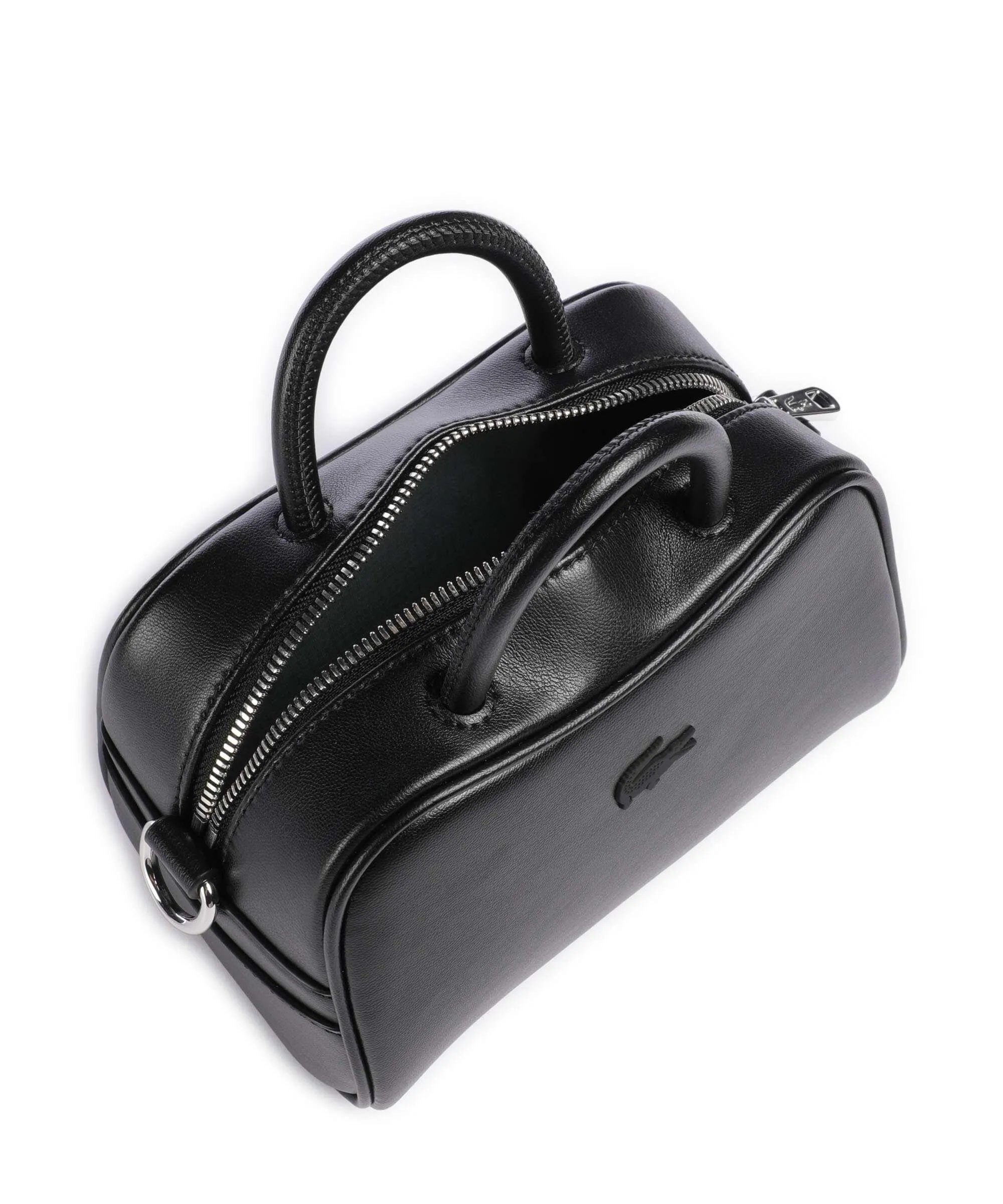  Lacoste Lora Borsa a tracolla pelle riciclato nero  