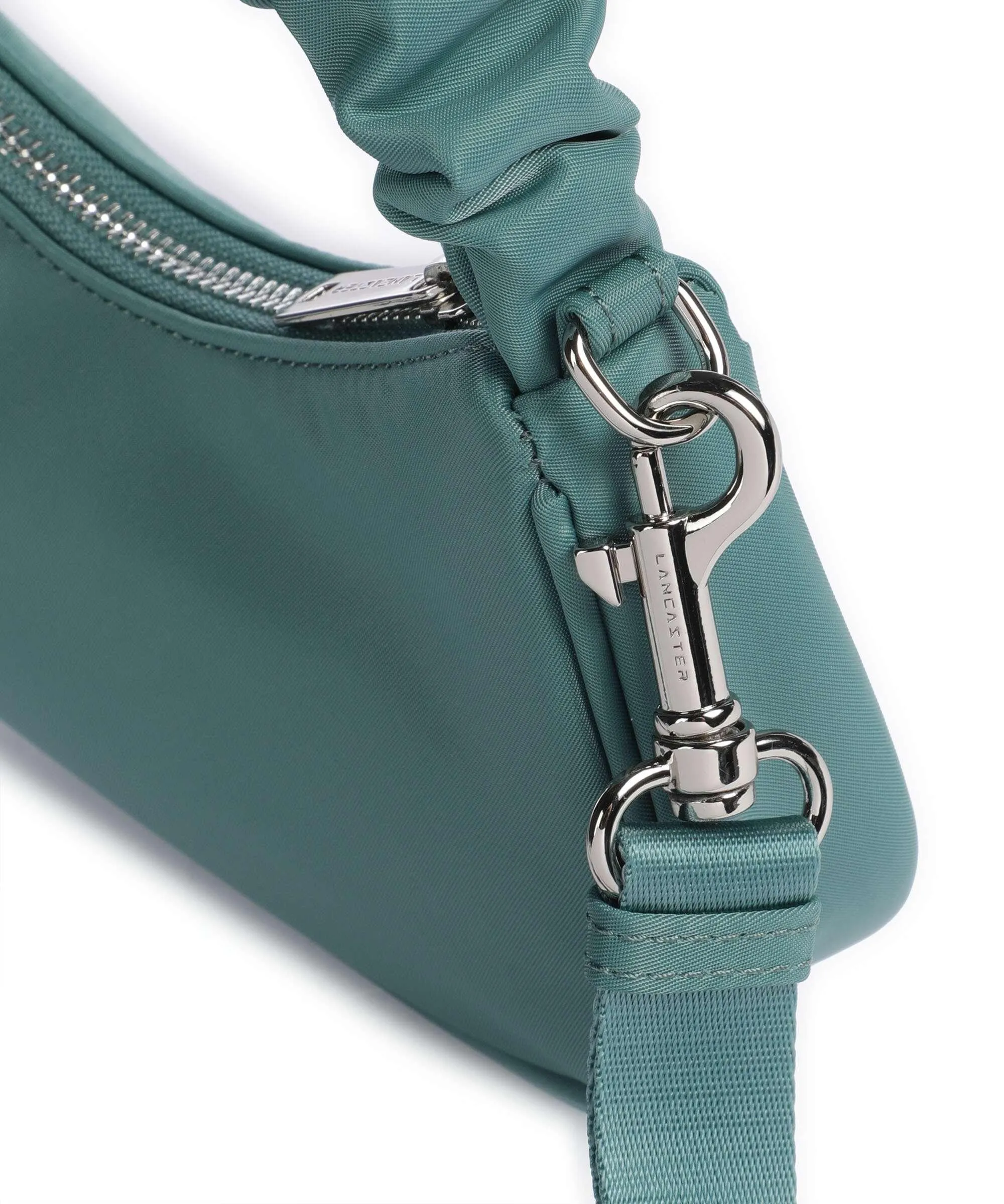  Lancaster Basic Chouchou Borsa a tracolla nylon verde  