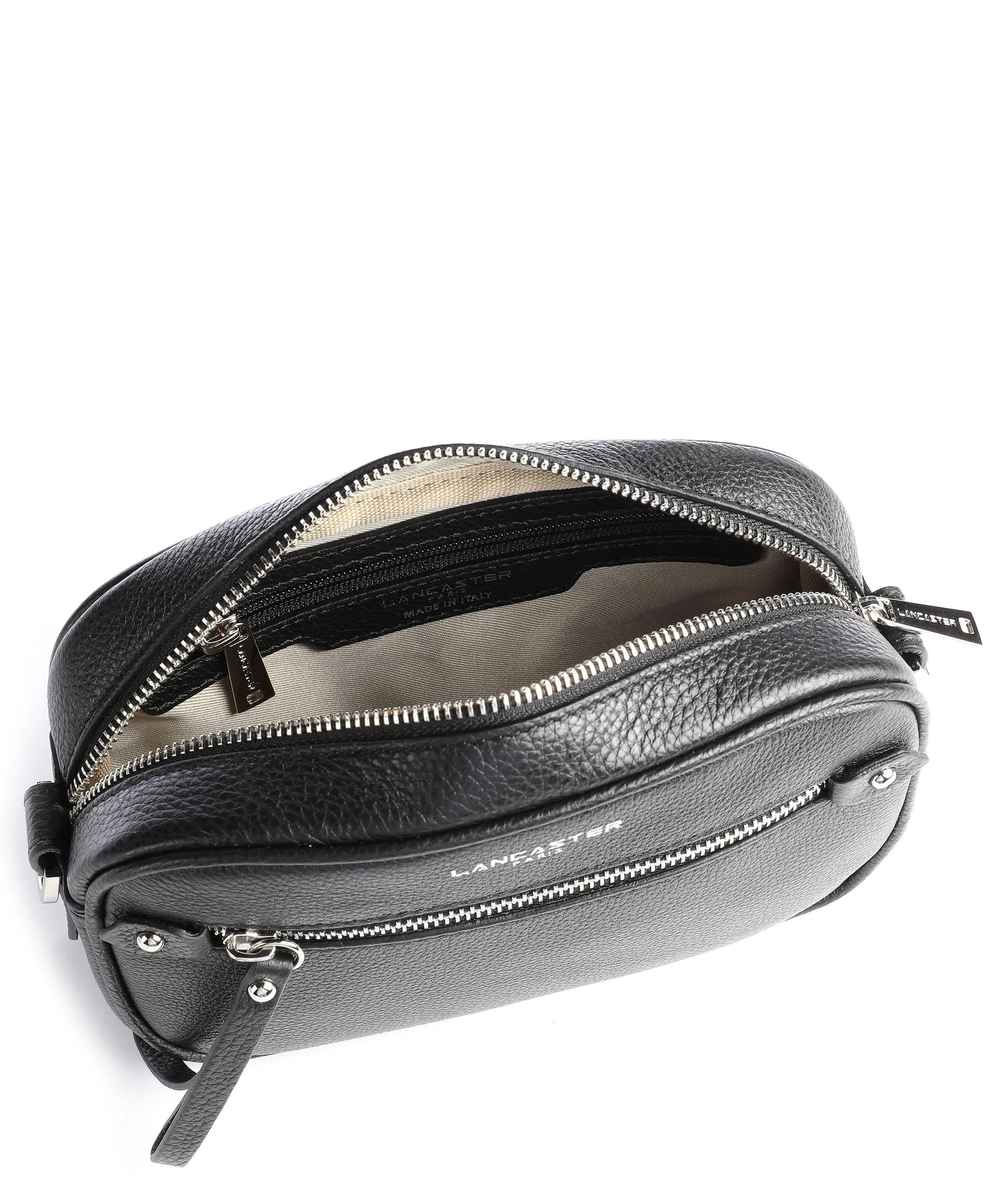  Lancaster Firenze Borsa a tracolla pelle di vacchetta grana nero  