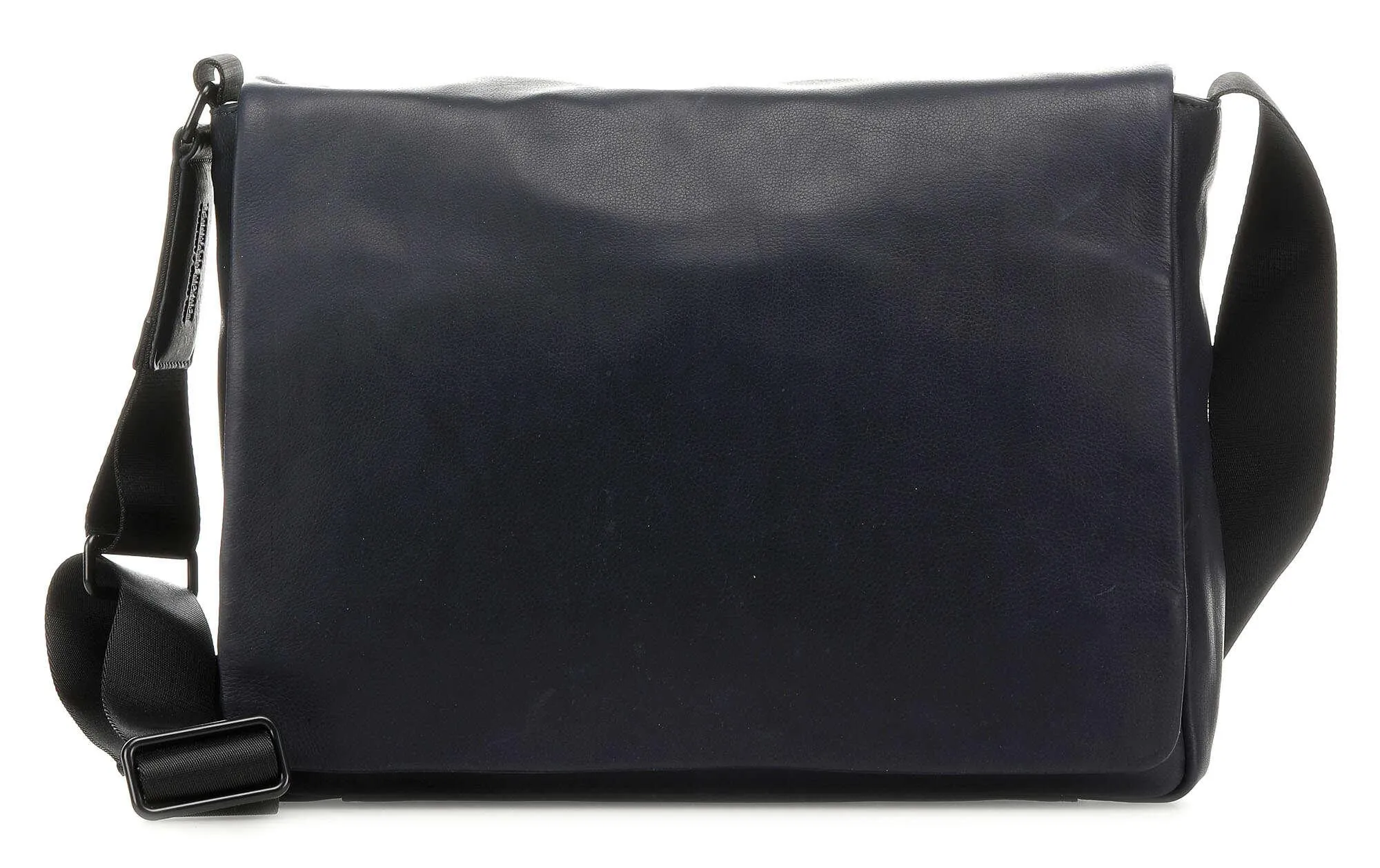  Leonhard Heyden Den Haag Borsa a spalla 13″ morbida pelle bovina blu scuro  