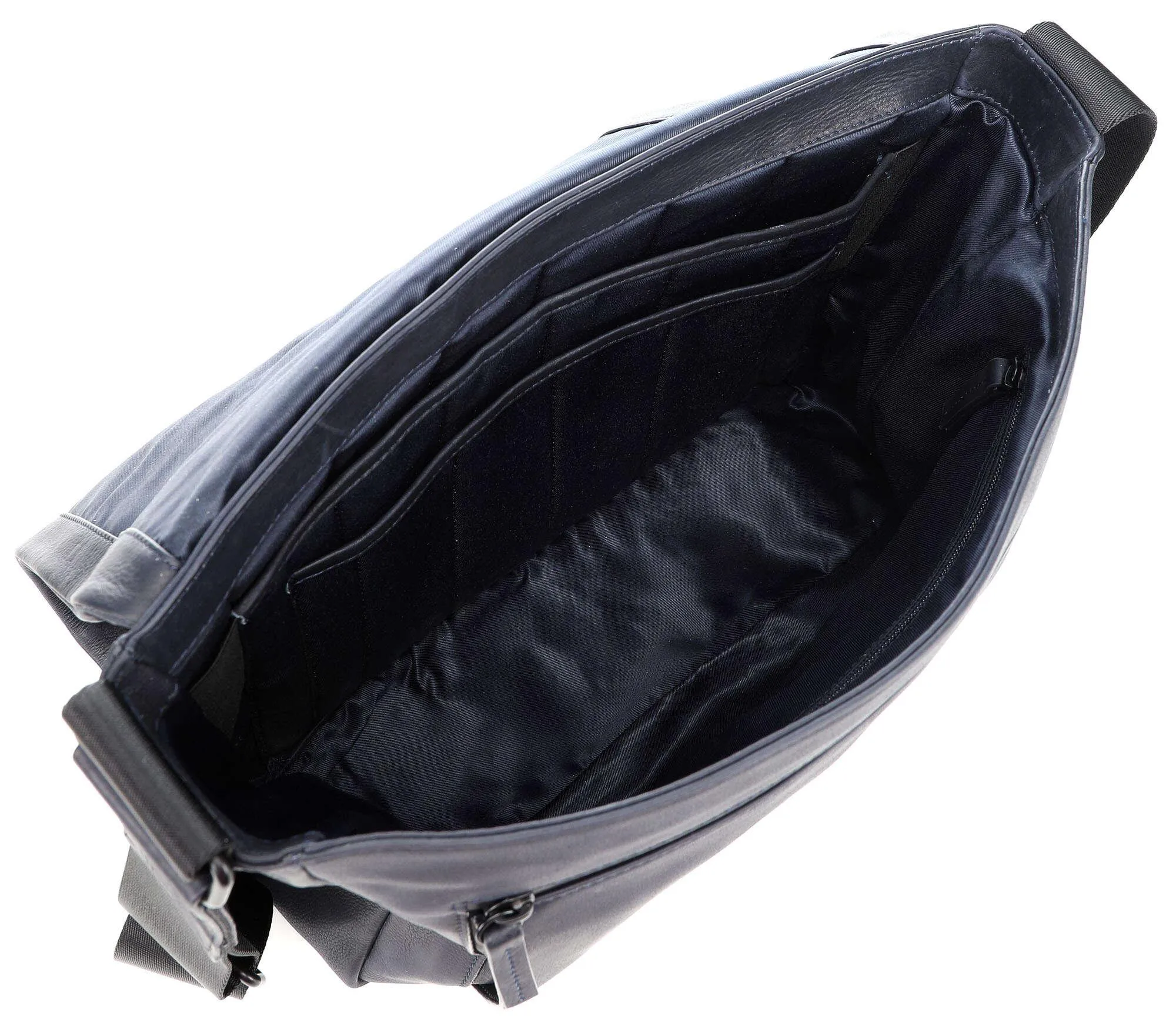  Leonhard Heyden Den Haag Borsa a spalla 13″ morbida pelle bovina blu scuro  