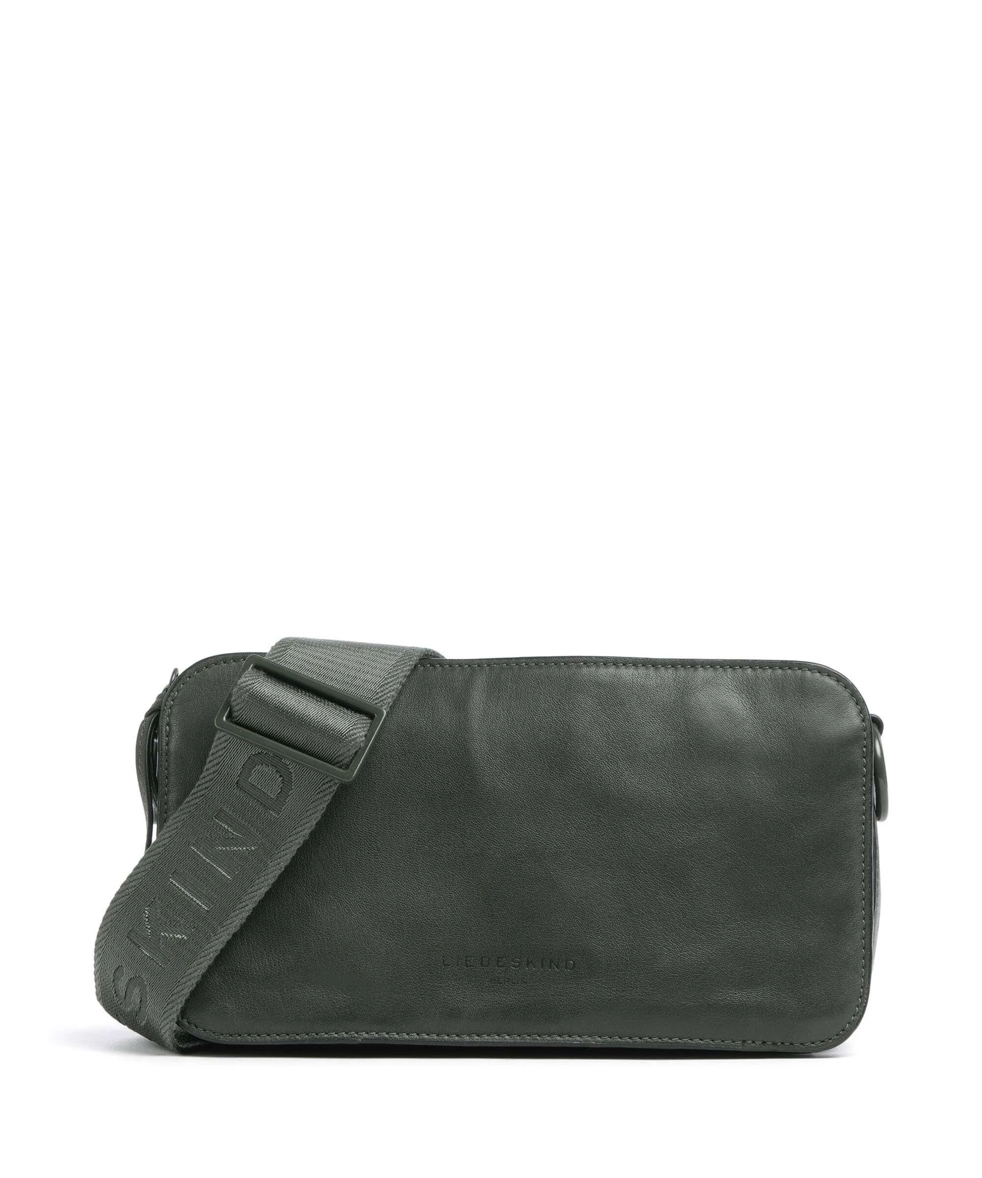  Liebeskind Clarice Sheep Natural Borsa a tracolla pelle di pecora verde scuro  